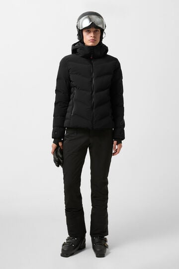 Ski-Steppjacke Tech-Sael Schwarz Ski-Steppjacke Tech-Sael Schwarz