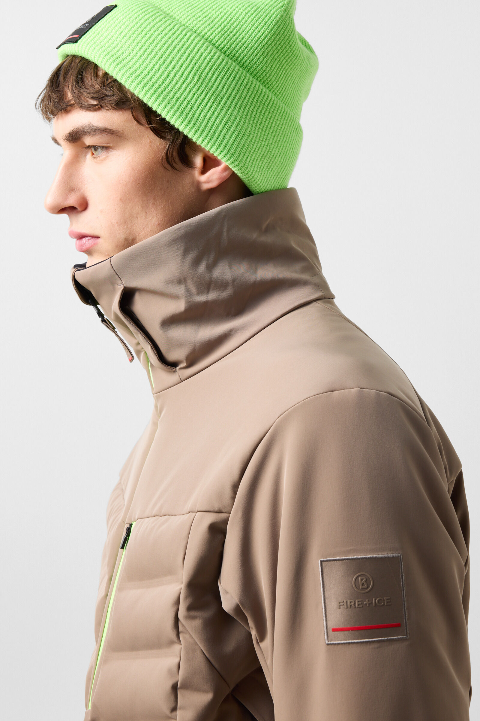 Skijacke Radek Taupe