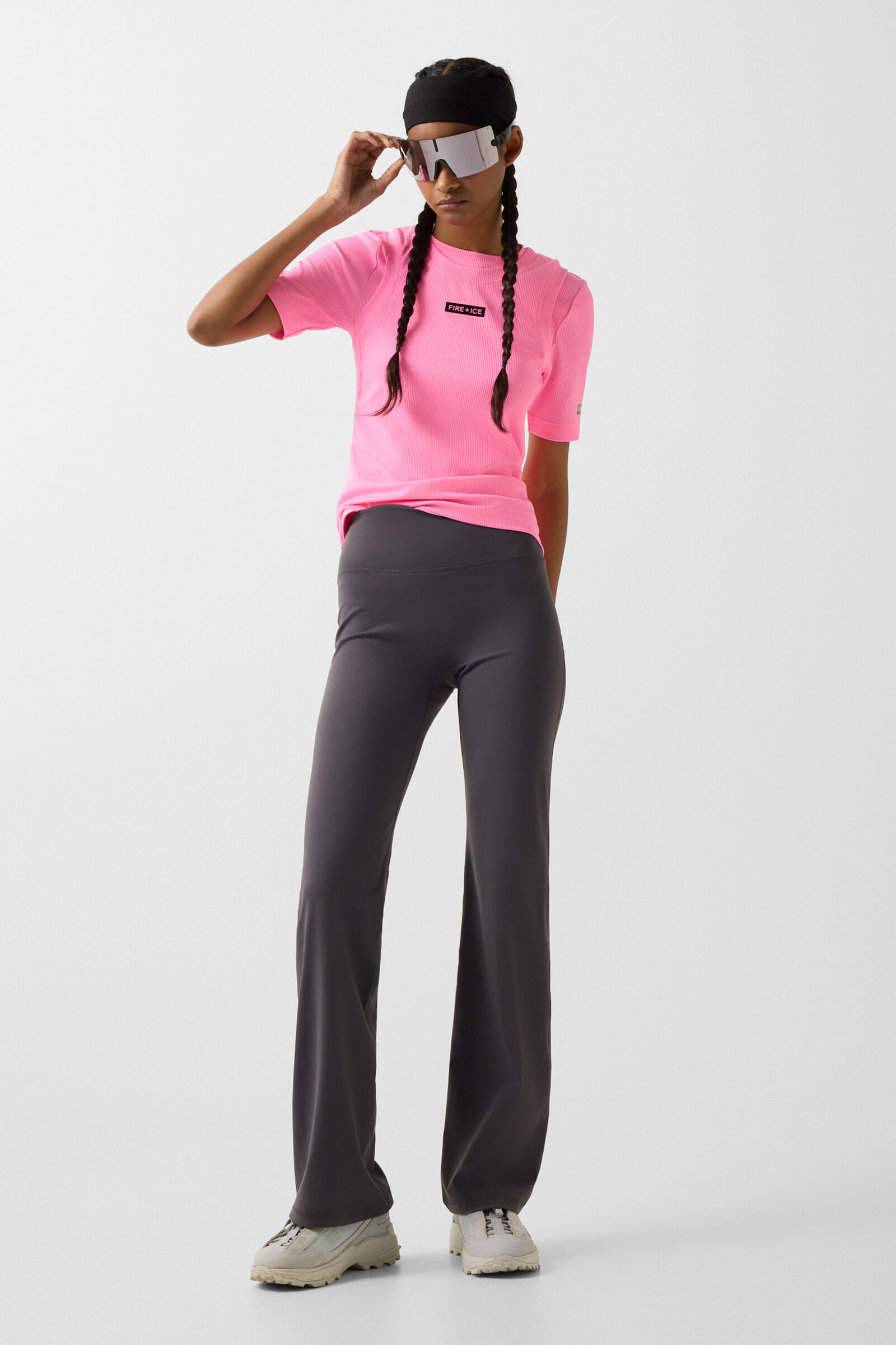 Flared tights Lathi Anthracite