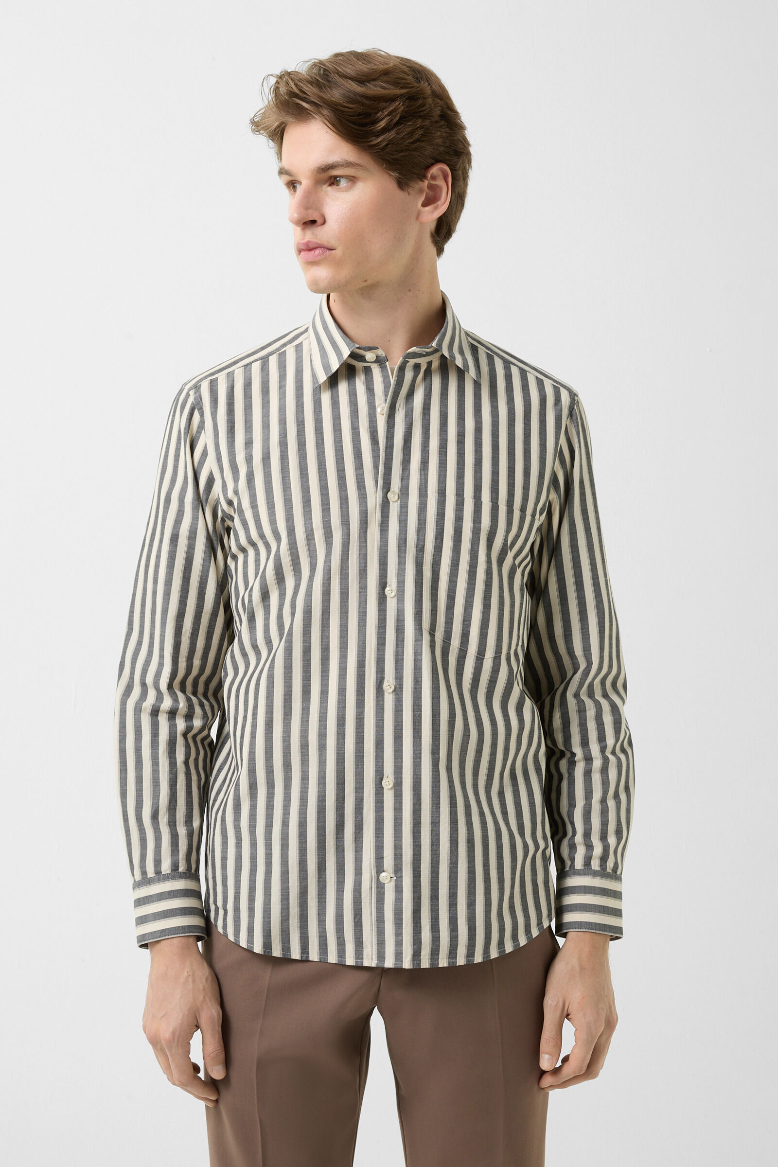 Shirt Heiko Grey/sand
