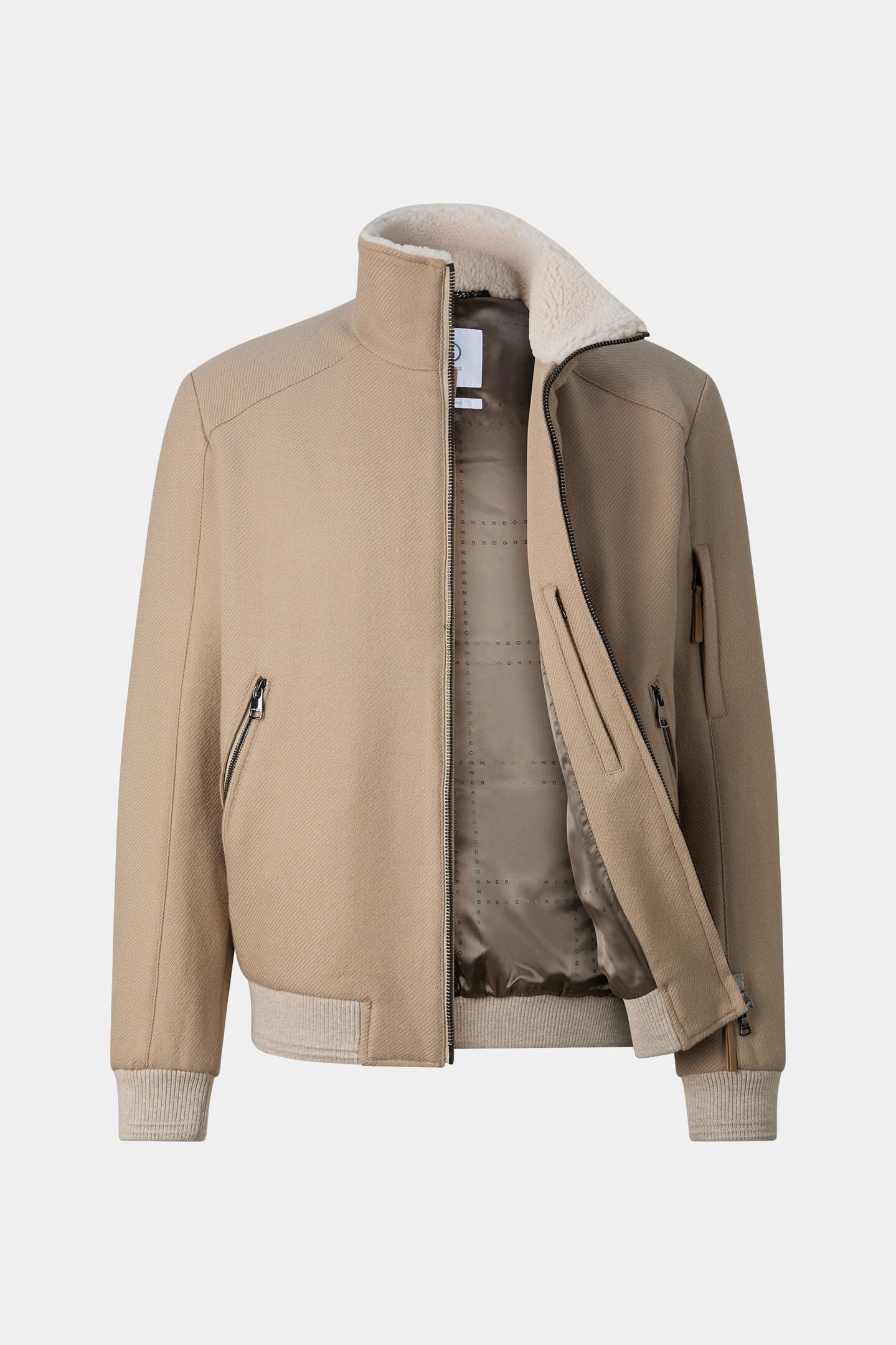 Teryl Virgin Wool Blouson Camel