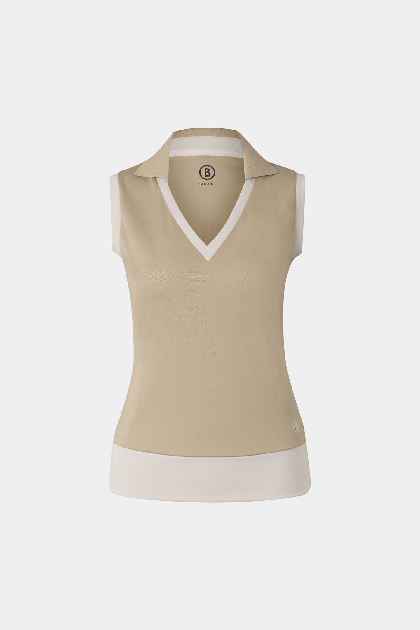 Polo top Alysha Beige