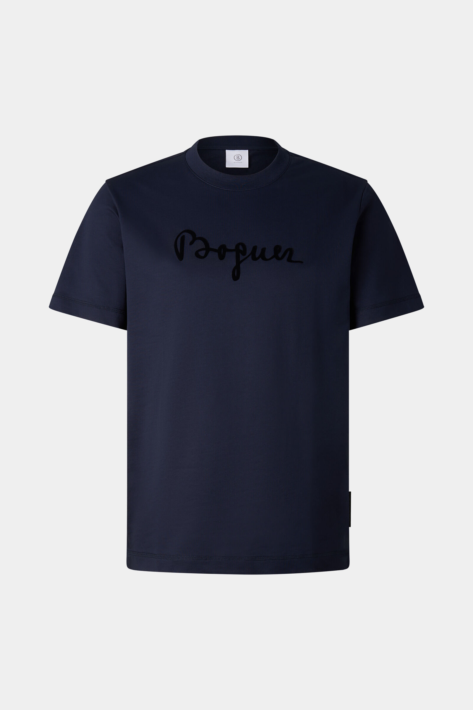 Baumwoll-T-Shirt Lukas Navy-Blau