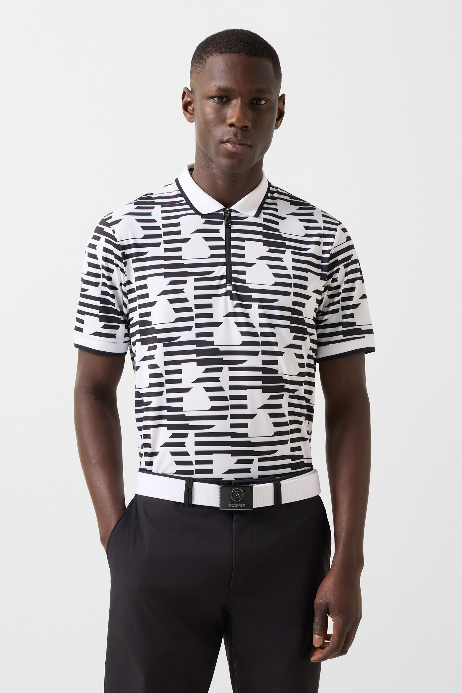 Valentin functional short-sleeved top White/black