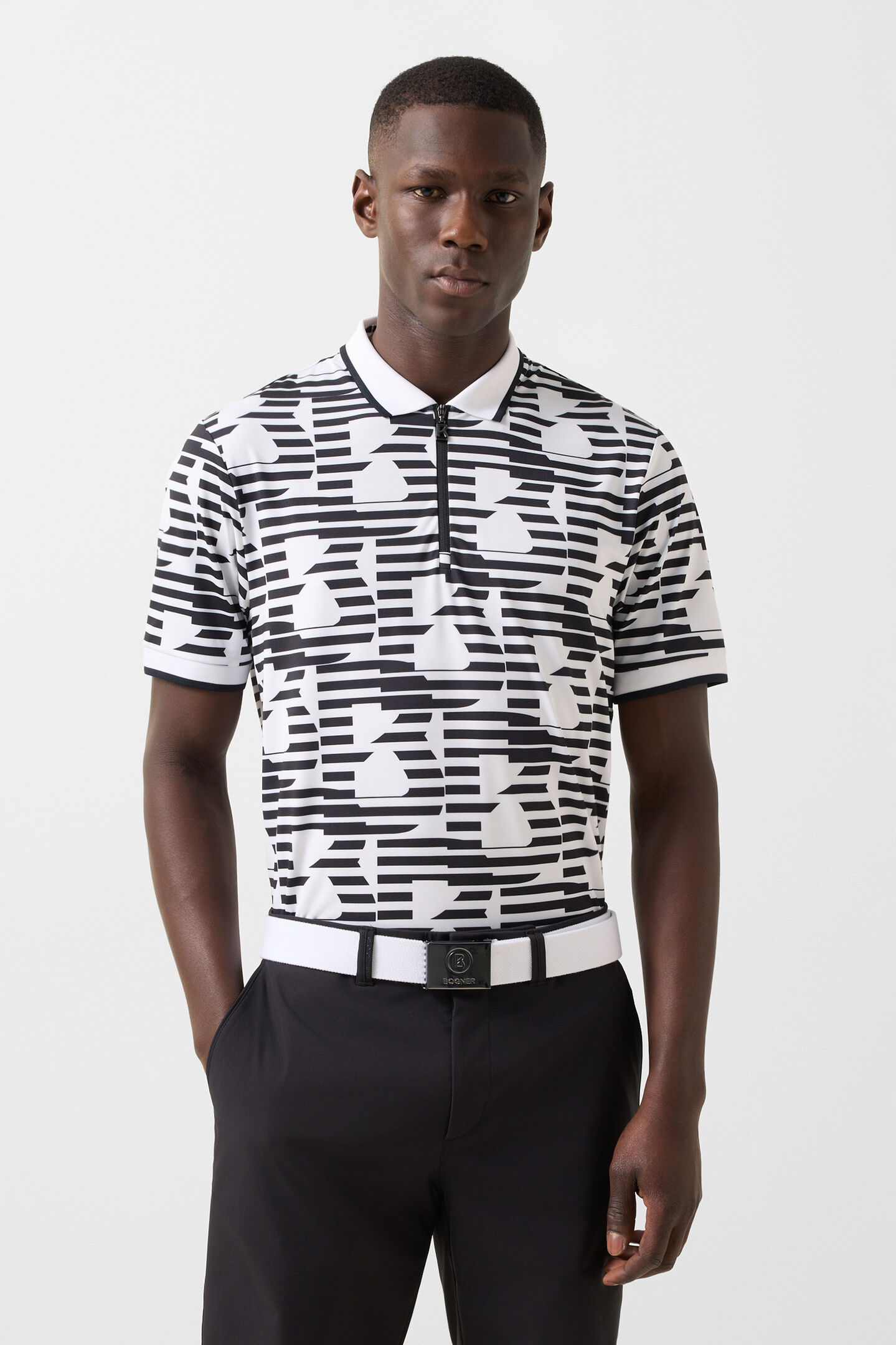 Valentin functional short-sleeved top White/black