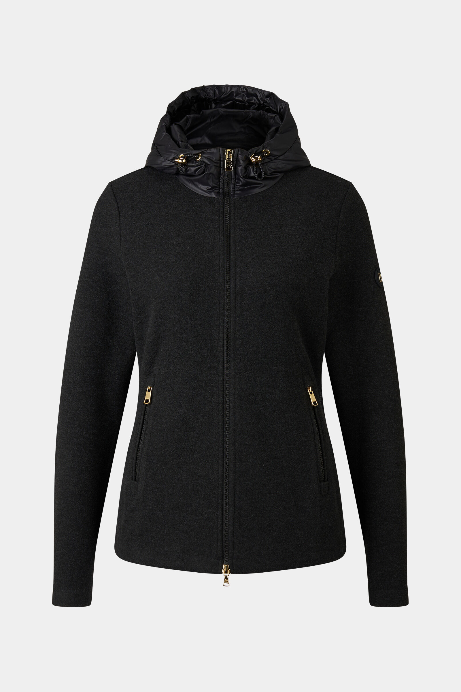 Midlayer en flanelle Darya Anthracite