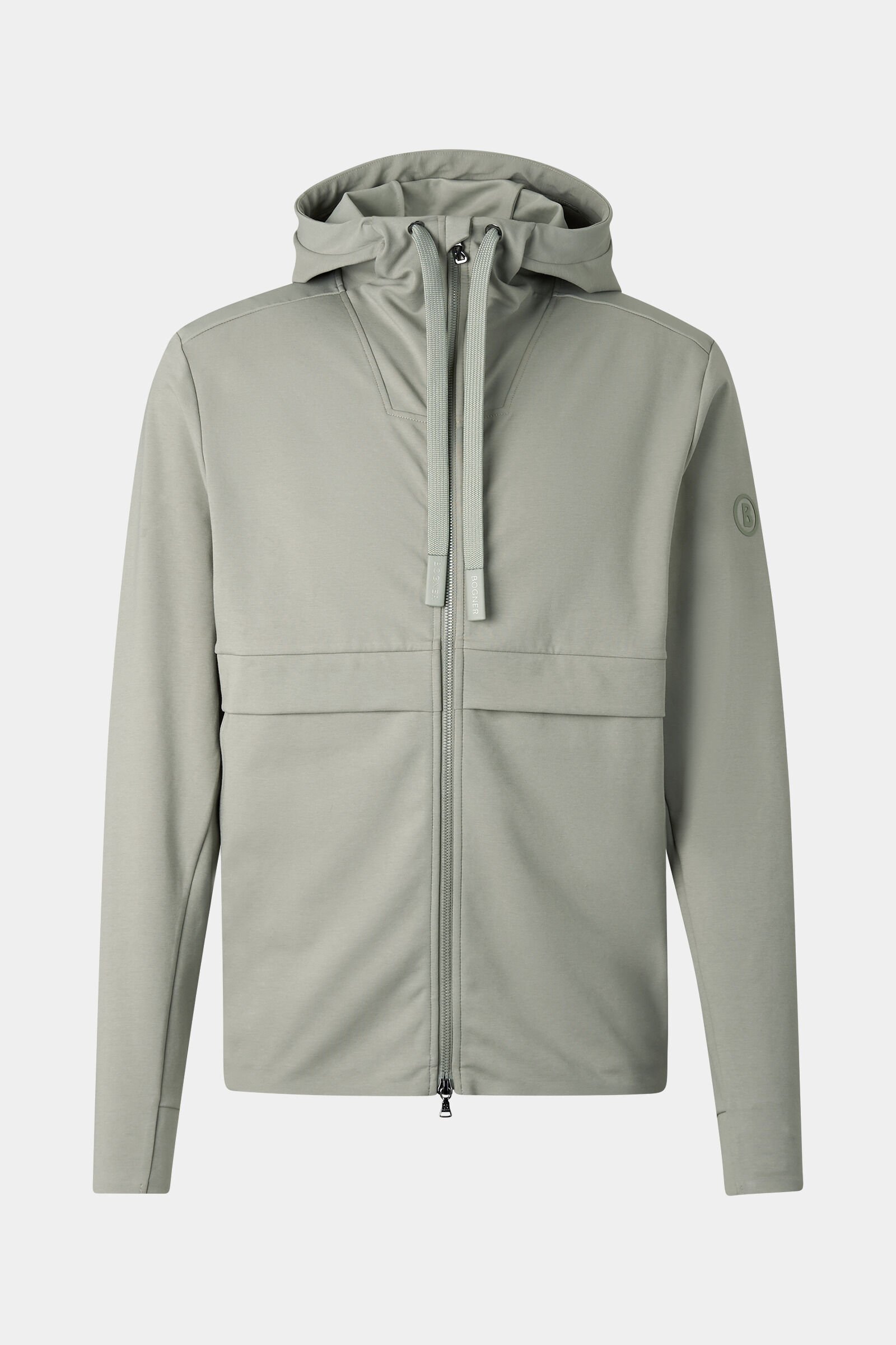 Ernesto jersey jacket Eucalyptus