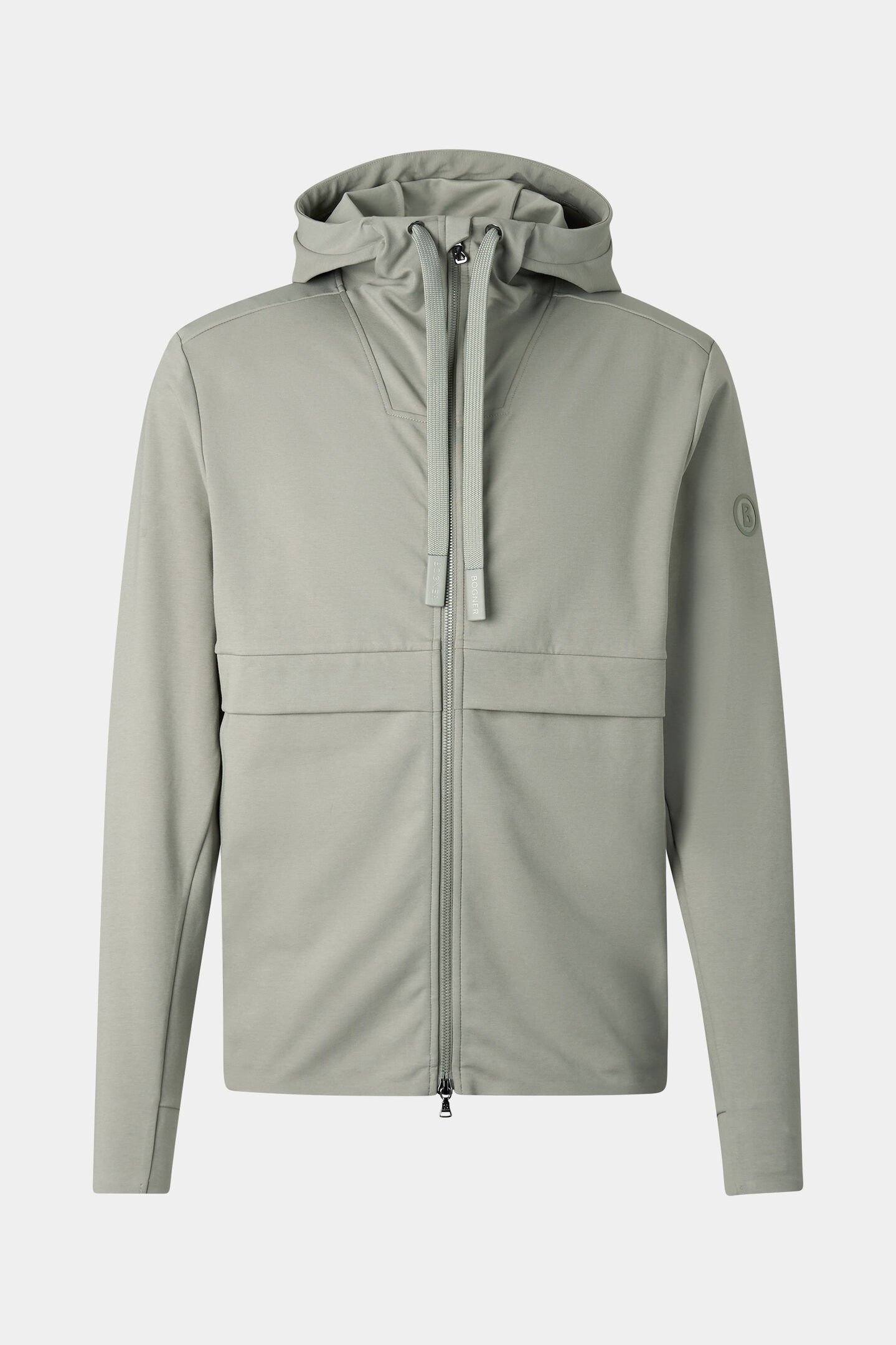 Ernesto jersey jacket Eucalyptus