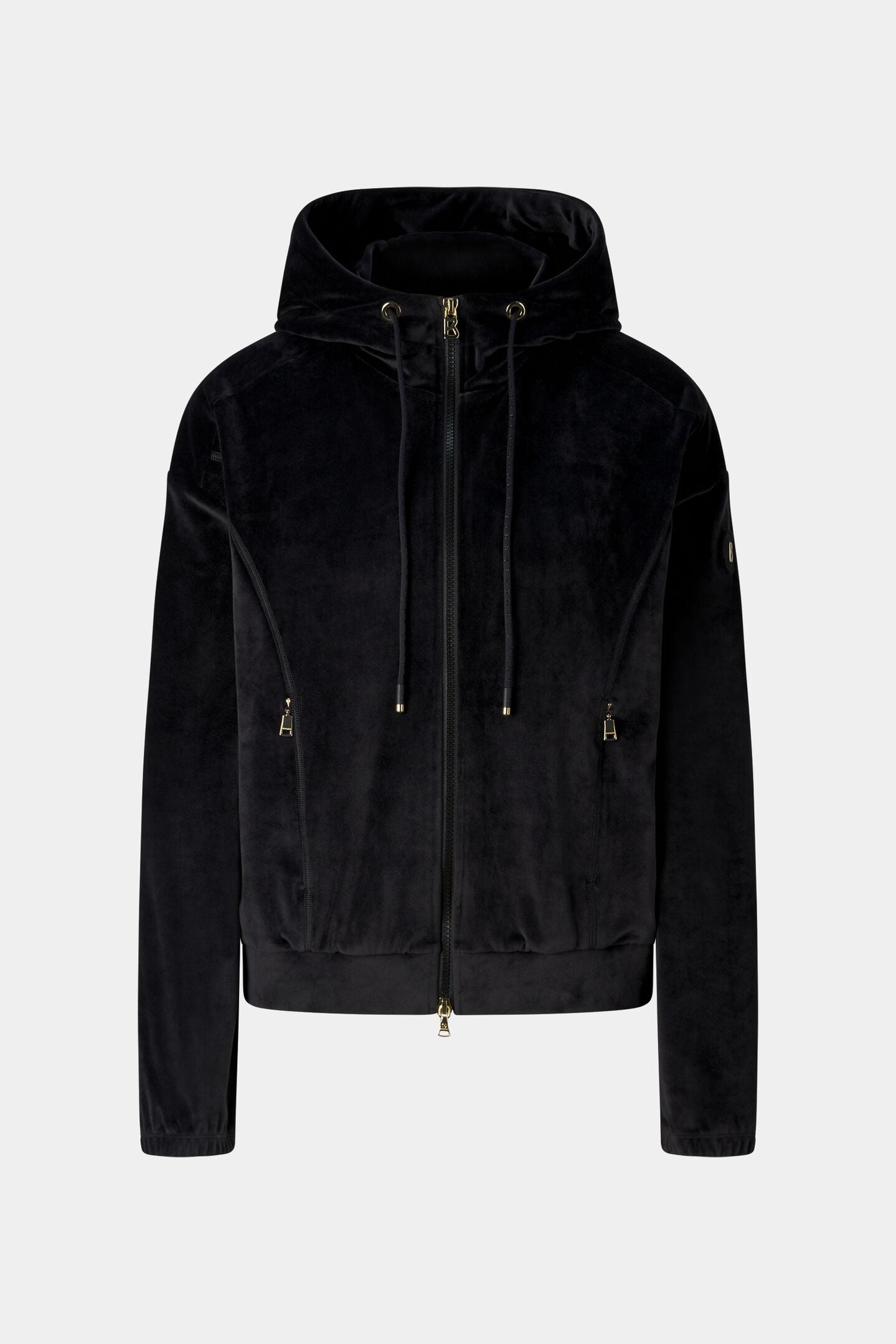 Midlayer-Samtjacke Francine Schwarz