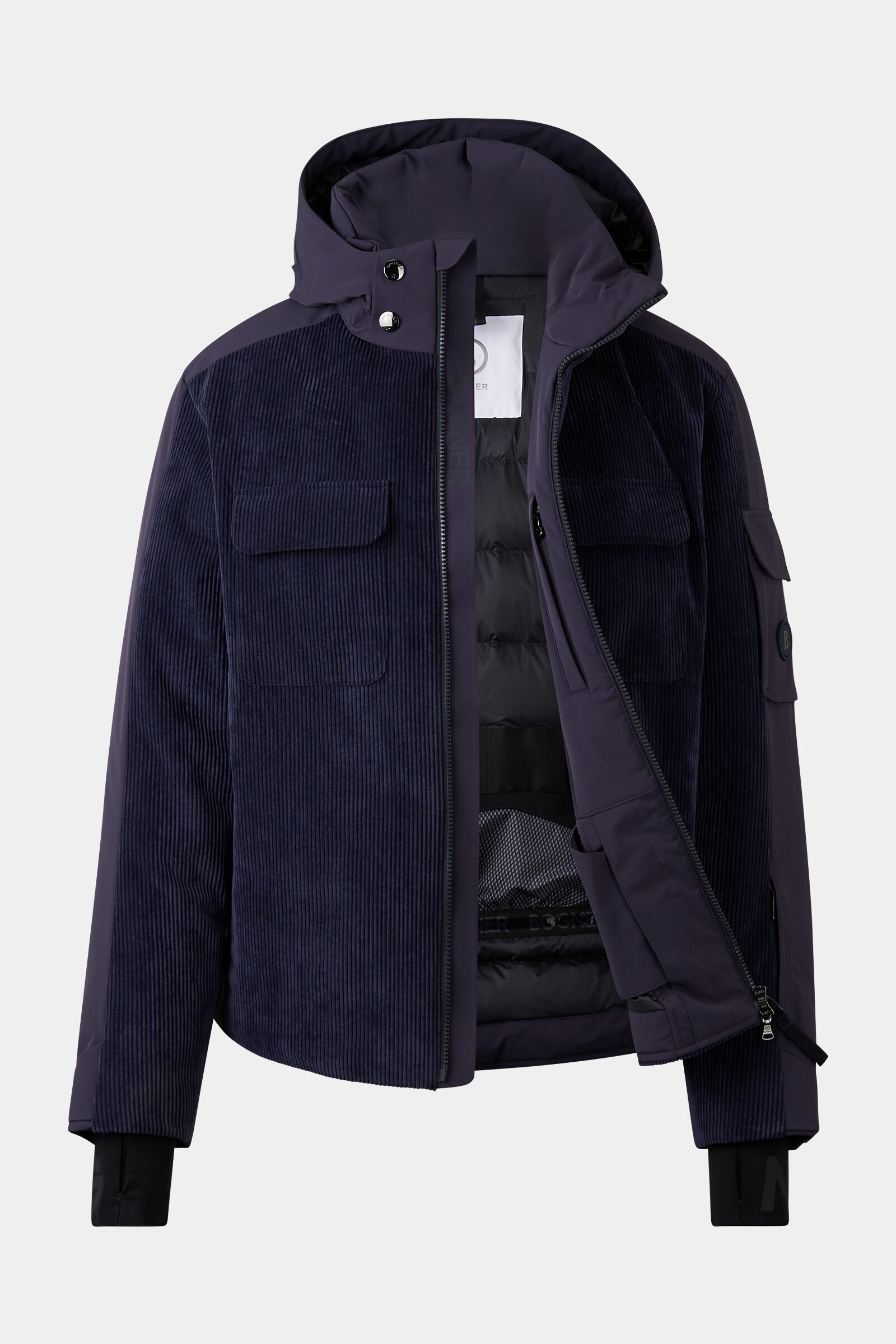 Cobe corduroy ski jacket Navy blue