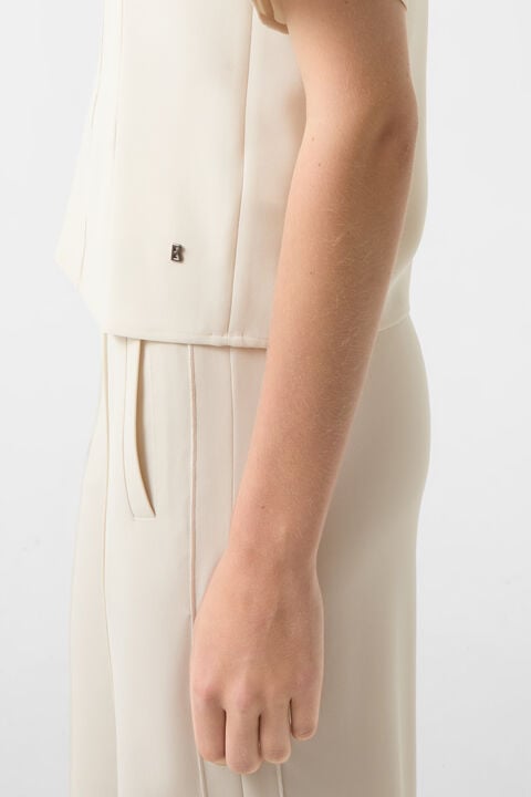 Scarlet crepe shirt Cream Scarlet crepe shirt Cream