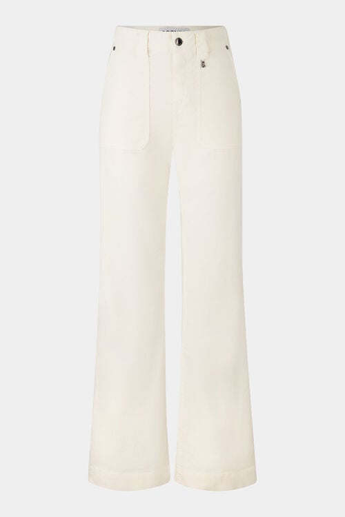 Devin velvet trousers Cream
