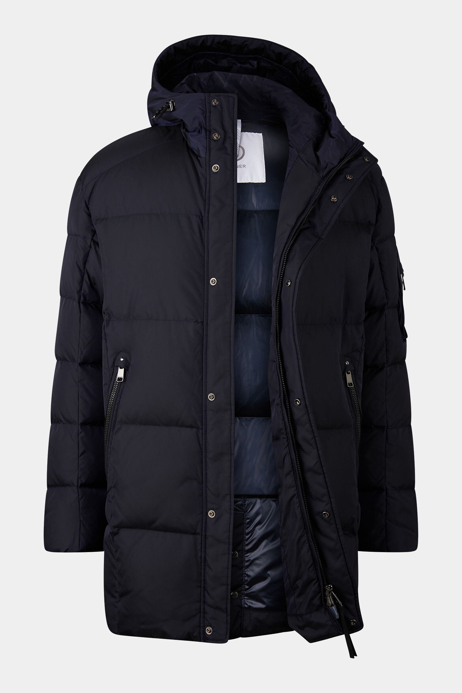 Jones down short coat Navy blue