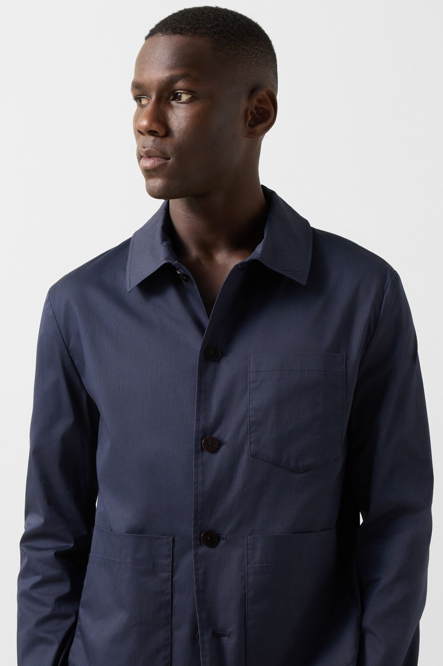 Overshirt Mirco Navy blue