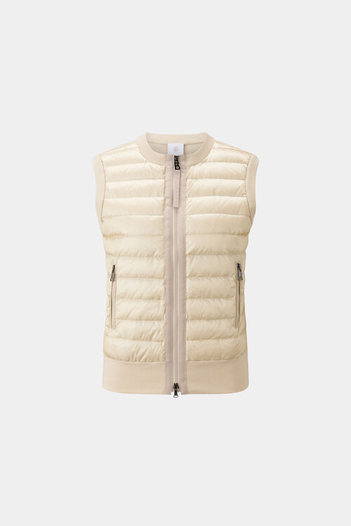 Zira hybrid knitted vest Sand