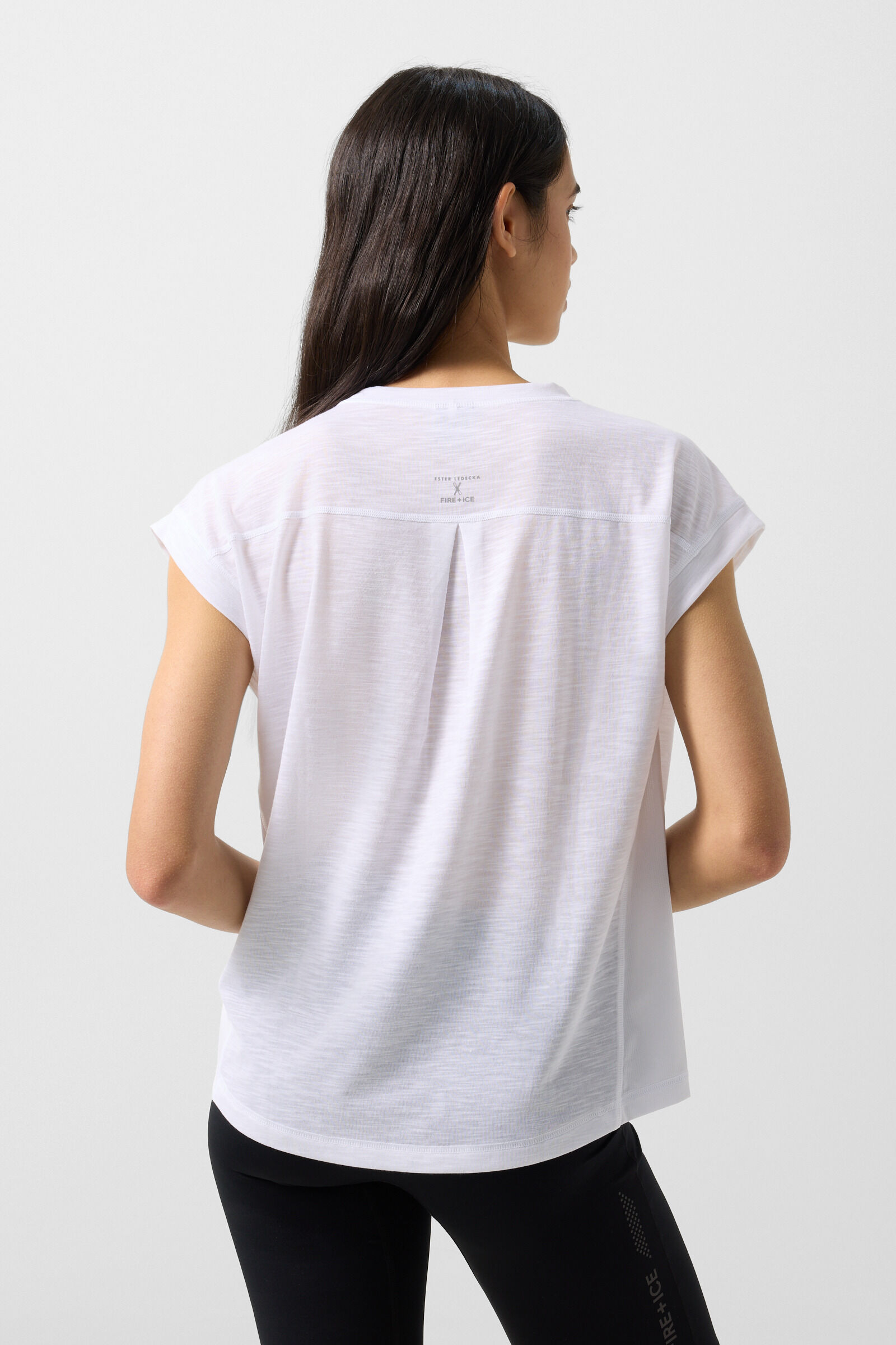 T-Shirt Dahlia Wei&szlig;