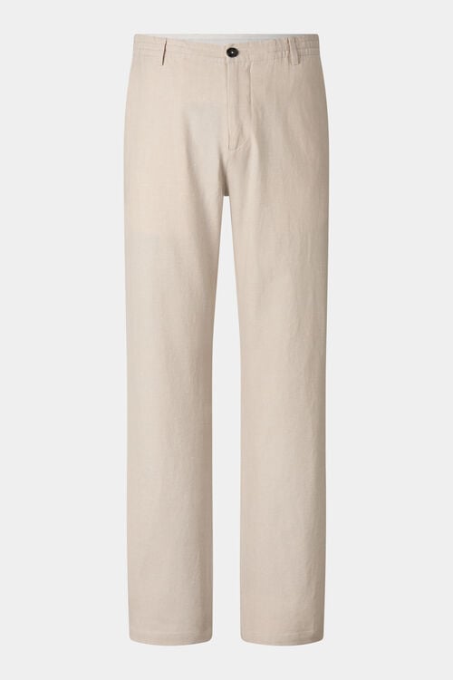 Marcus linen blend trousers Sand
