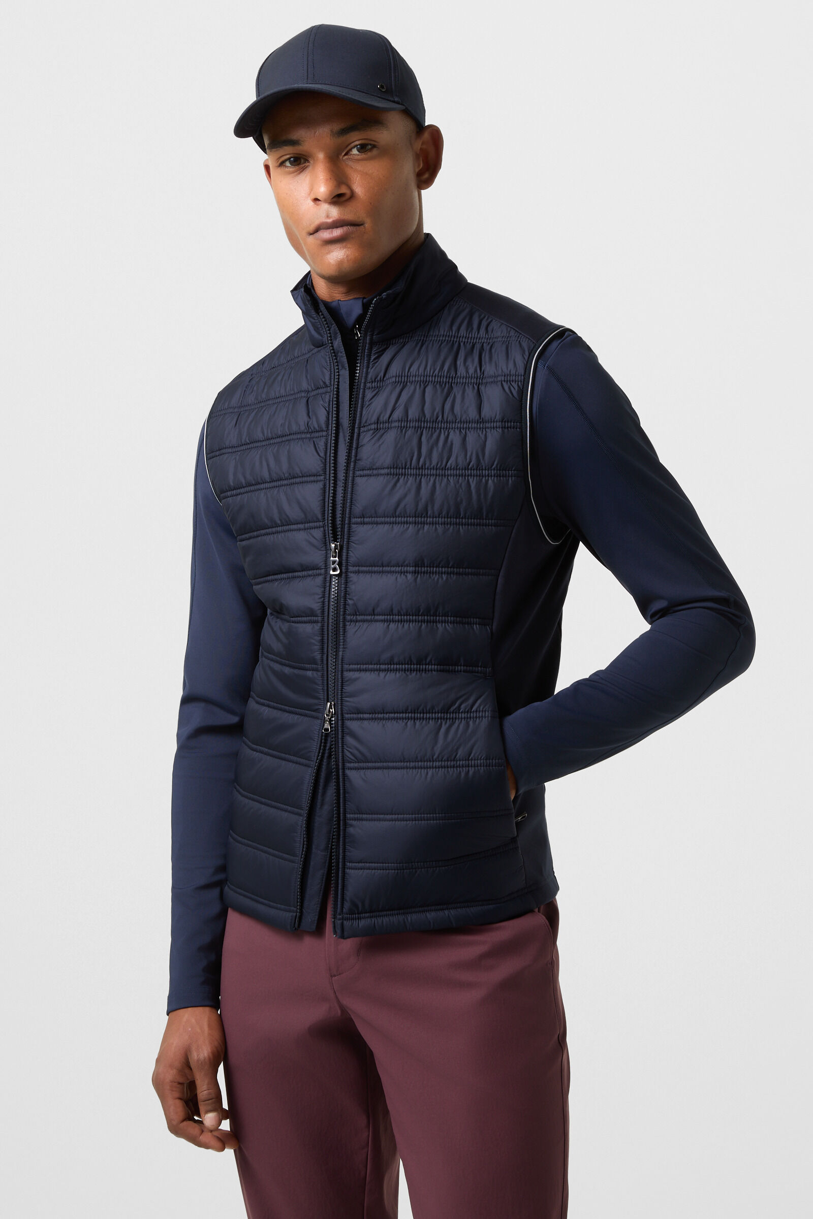 Frido hybrid waistcoat Navy blue