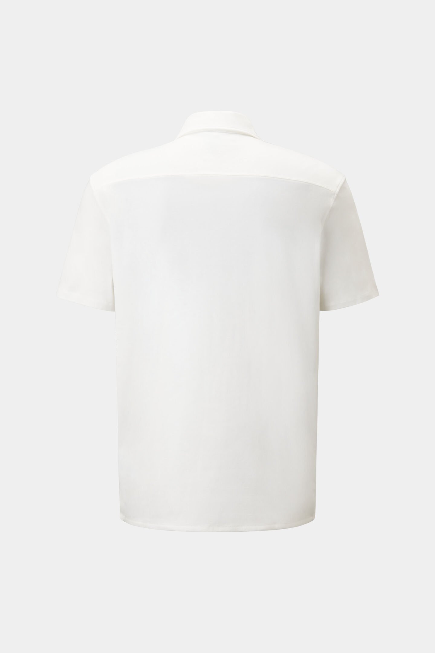 Jersey-Kurzarm-Hemd Franz Off-White