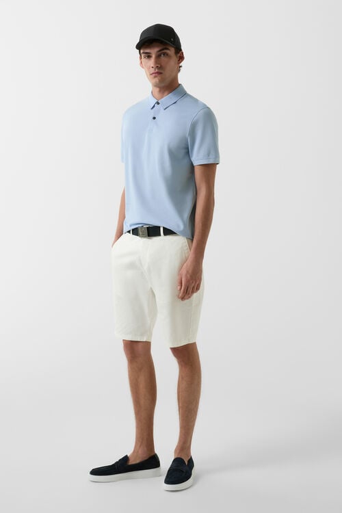 Timo polo shirt Light blue