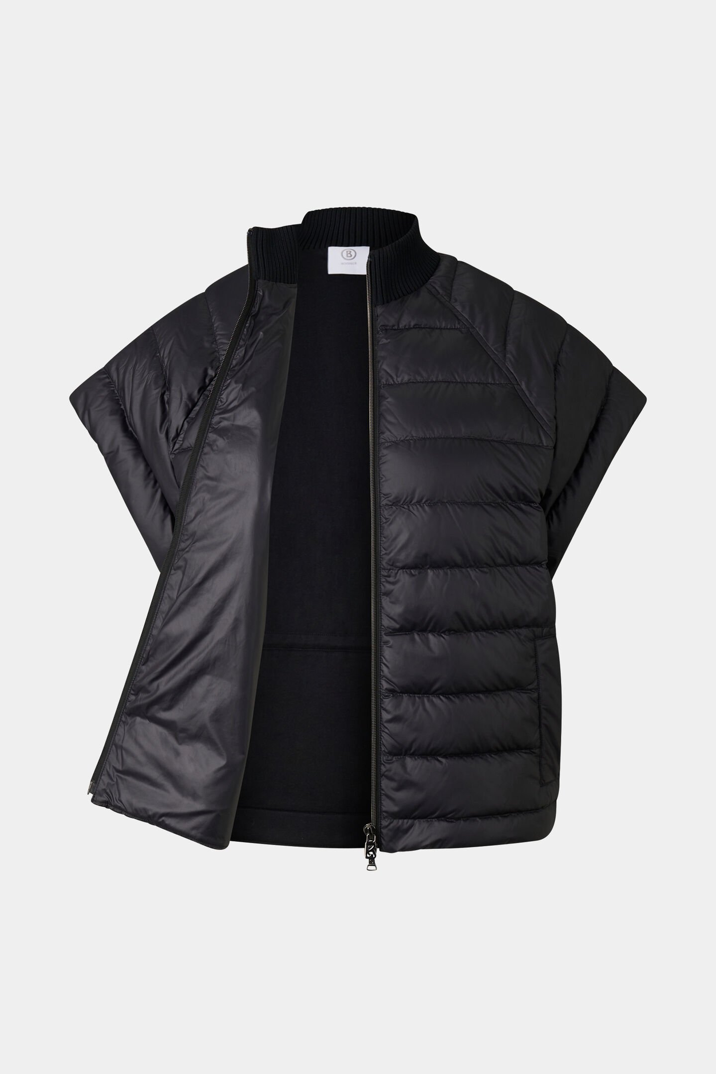 Nahla hybrid down waistcoat Black