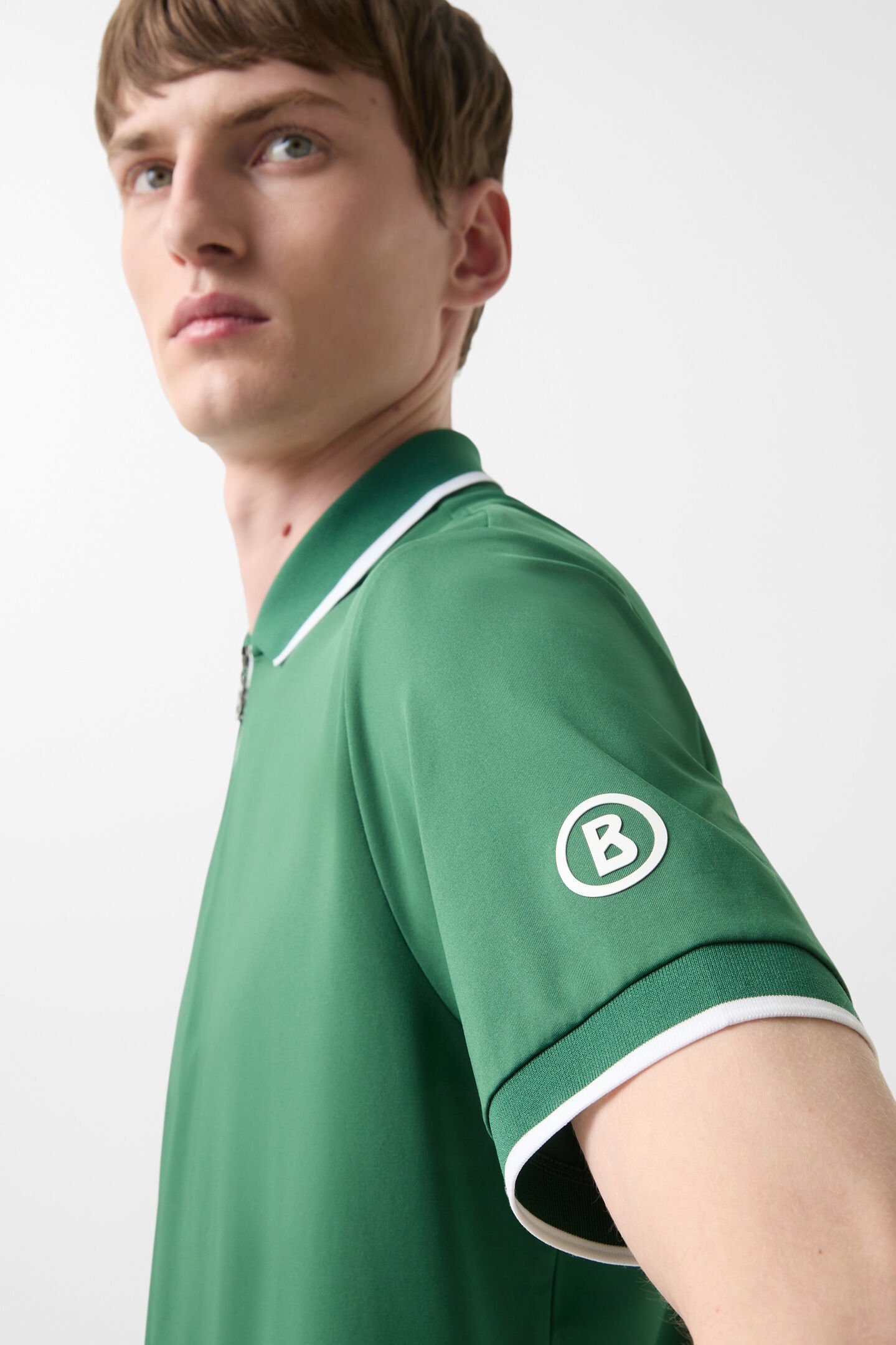 Cody functional short-sleeved top Dark green