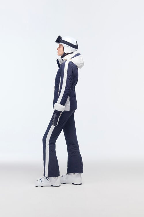 Kira quilted jacket Navy blue/white