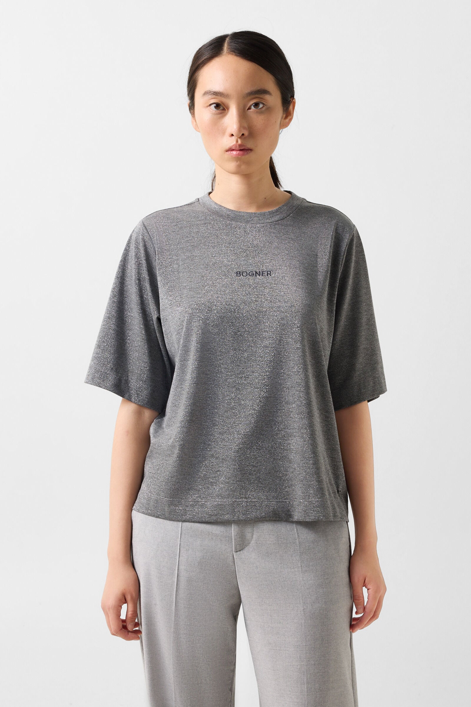 Jersey-T-Shirt Dorothy Grau