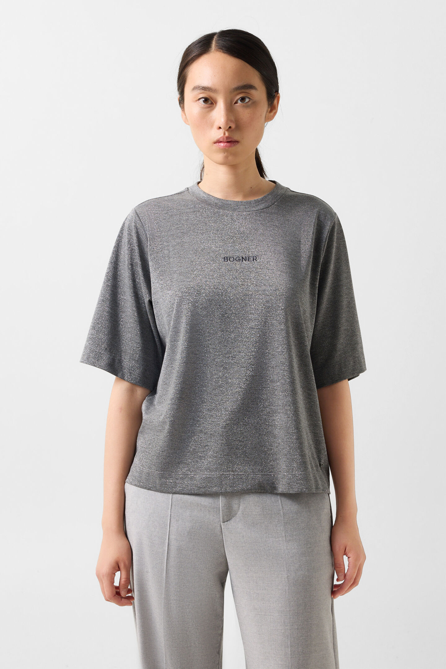 Jersey-T-Shirt Dorothy Grau