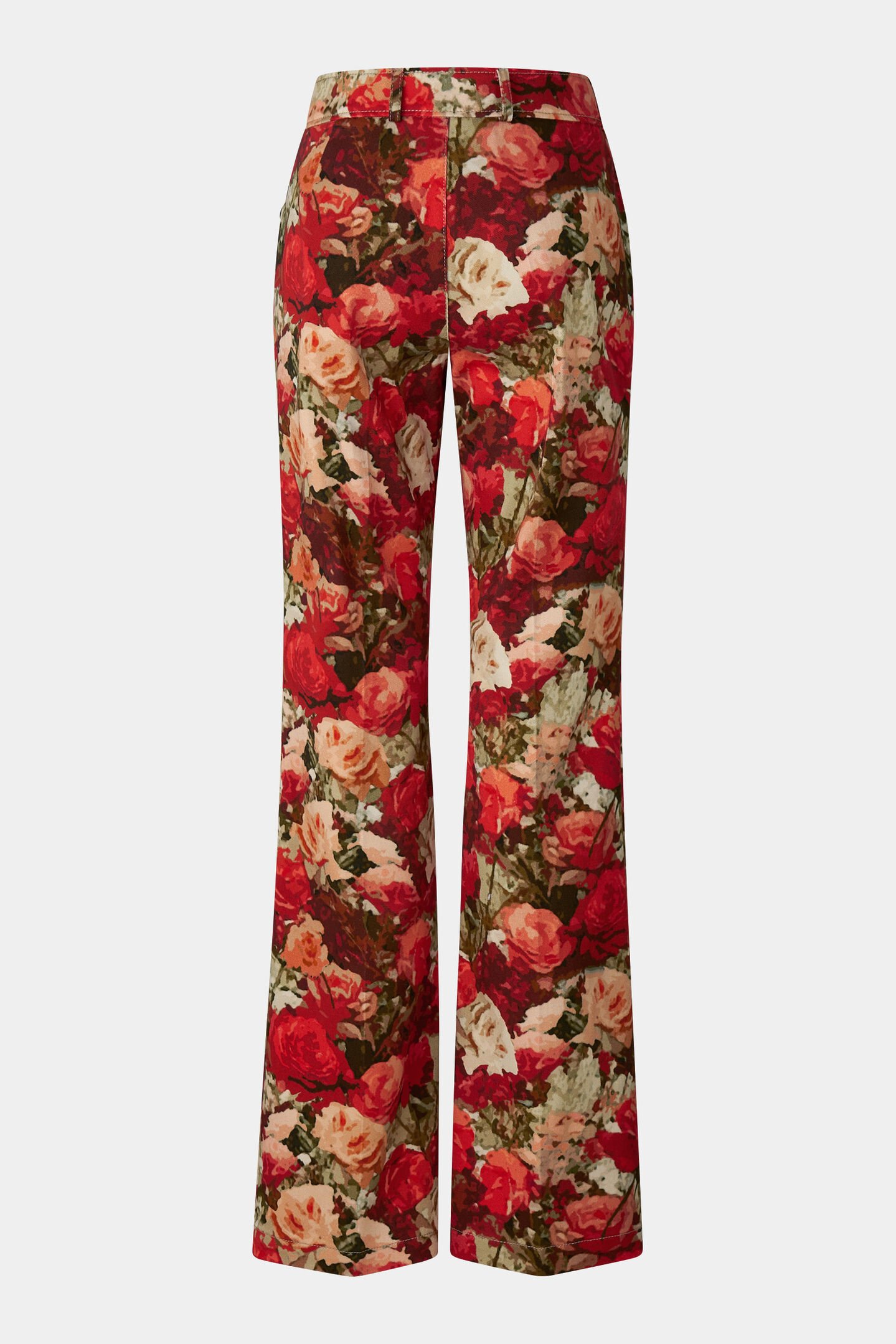 Flared fit jeans Jody Red/Green