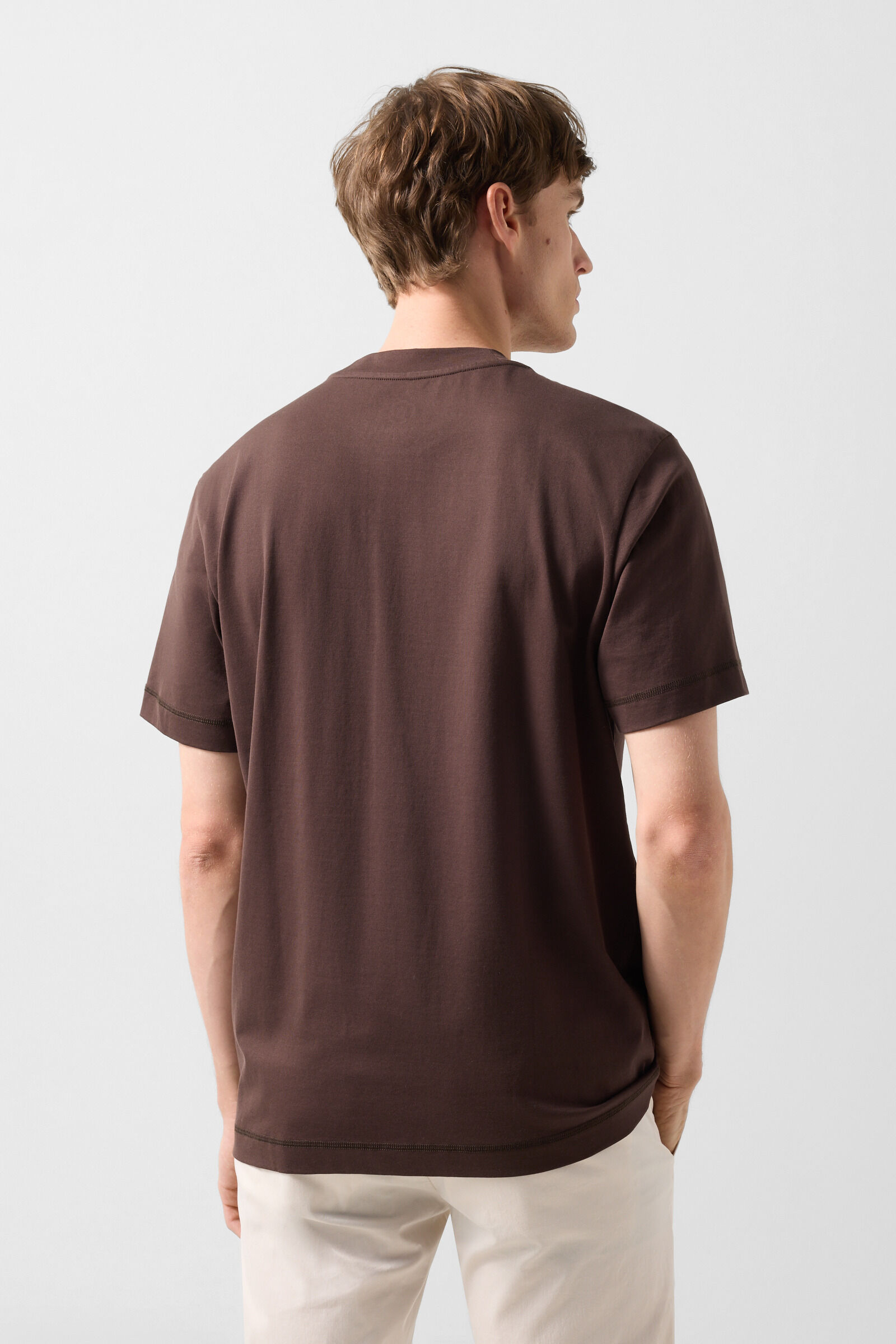 T-shirt Lukas Dark brown