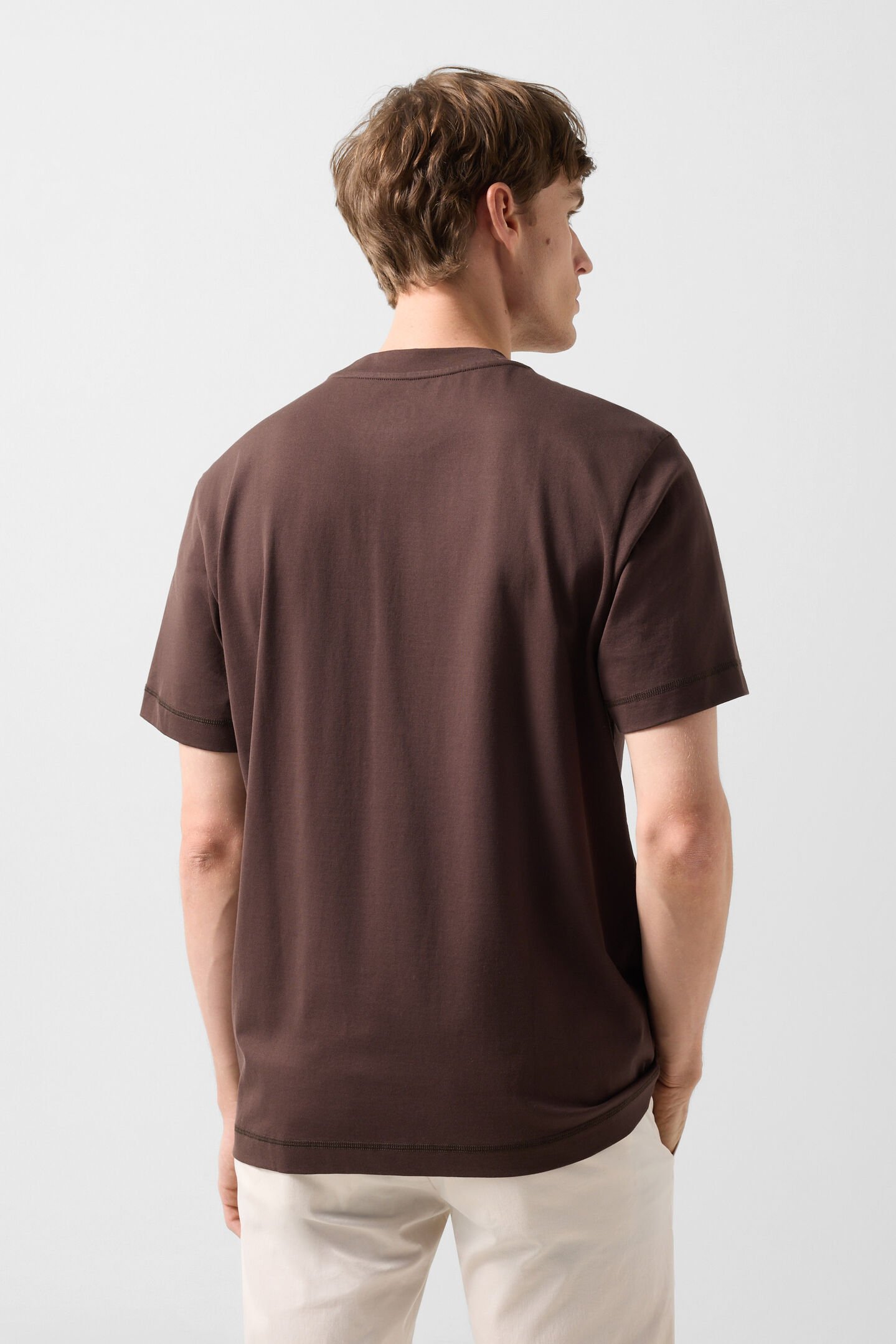 T-shirt Lukas Dark brown