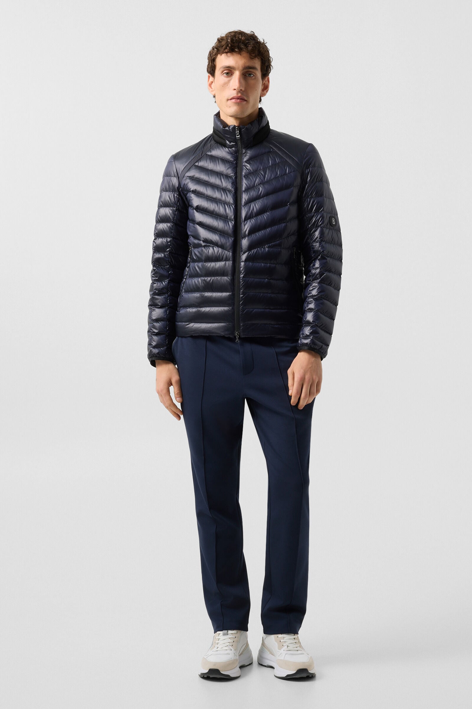 Liman lightweight down jacket Navy blue