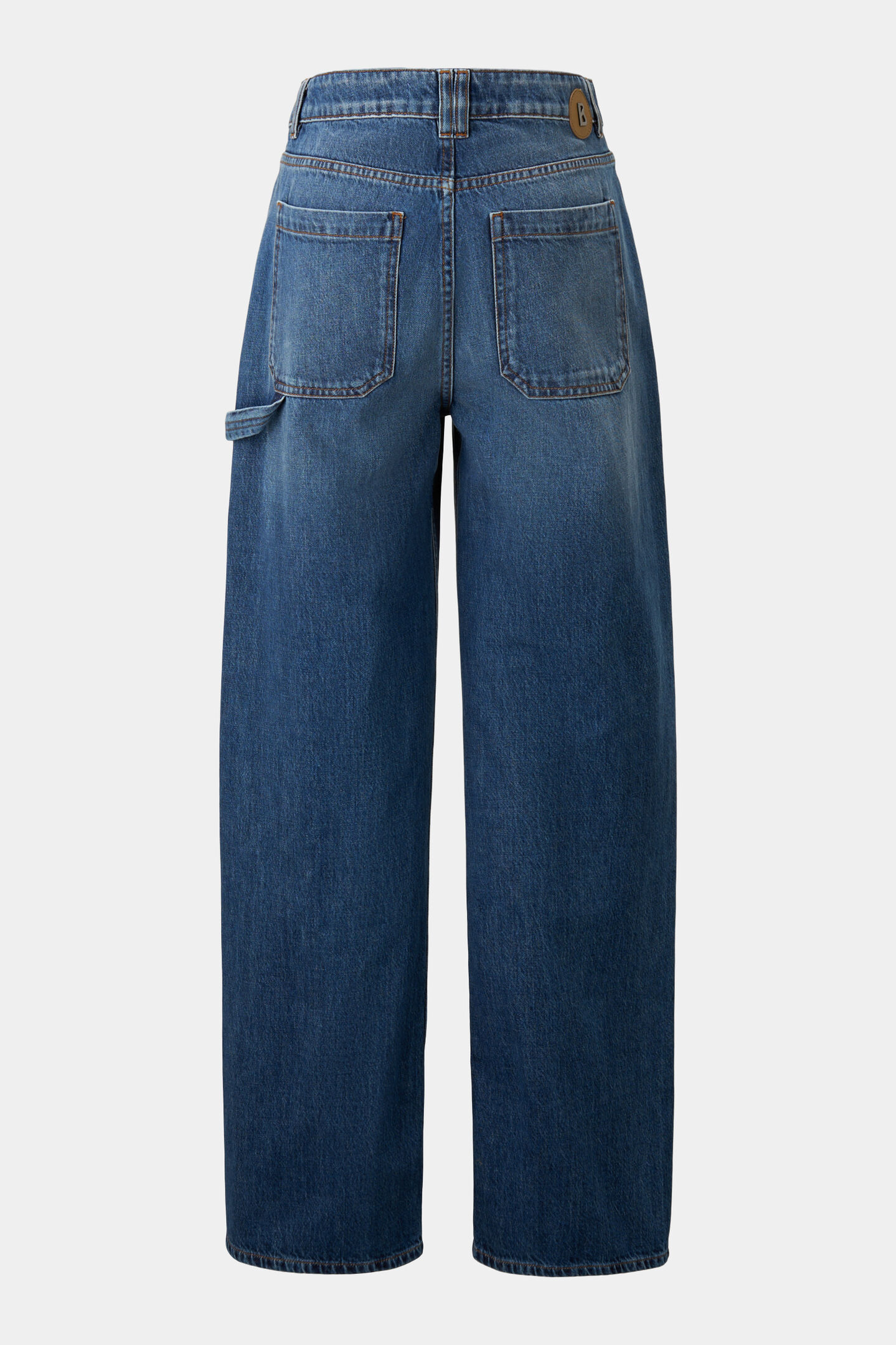 Dyna wide fit jeans Washed blue denim