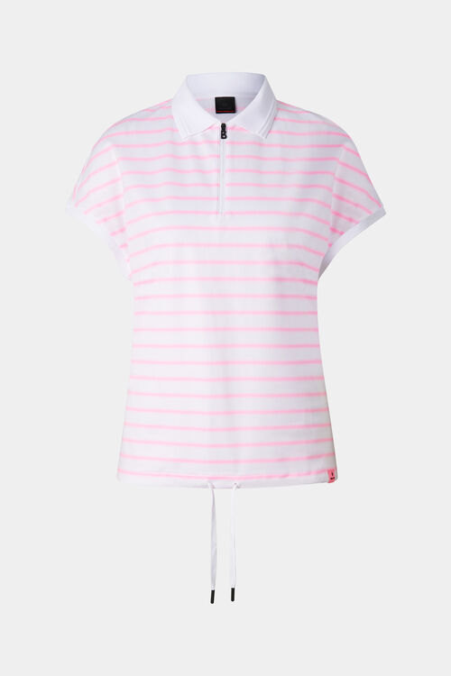 Polo Gaja rose/blanc