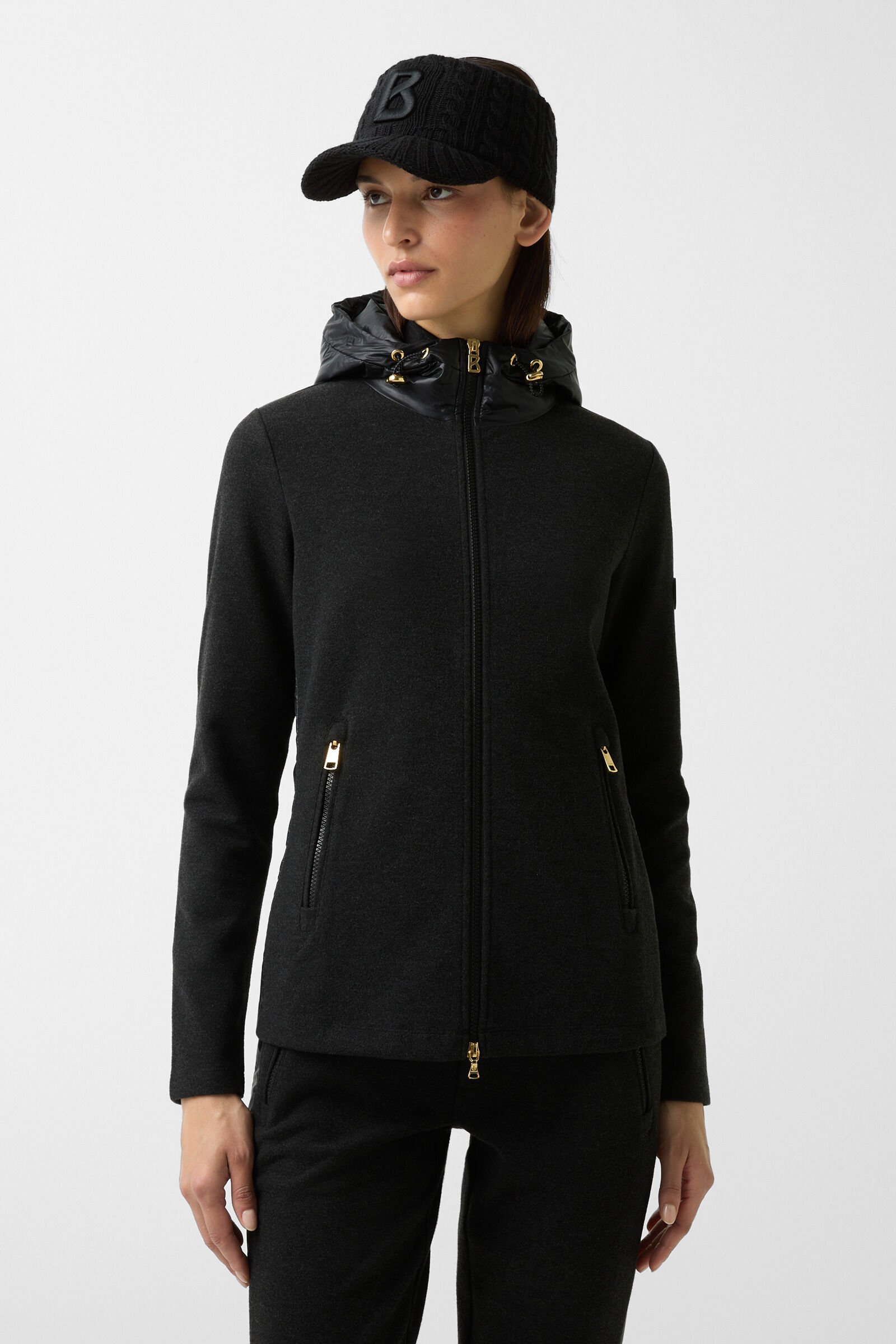 Darya flannel midlayer Anthracite