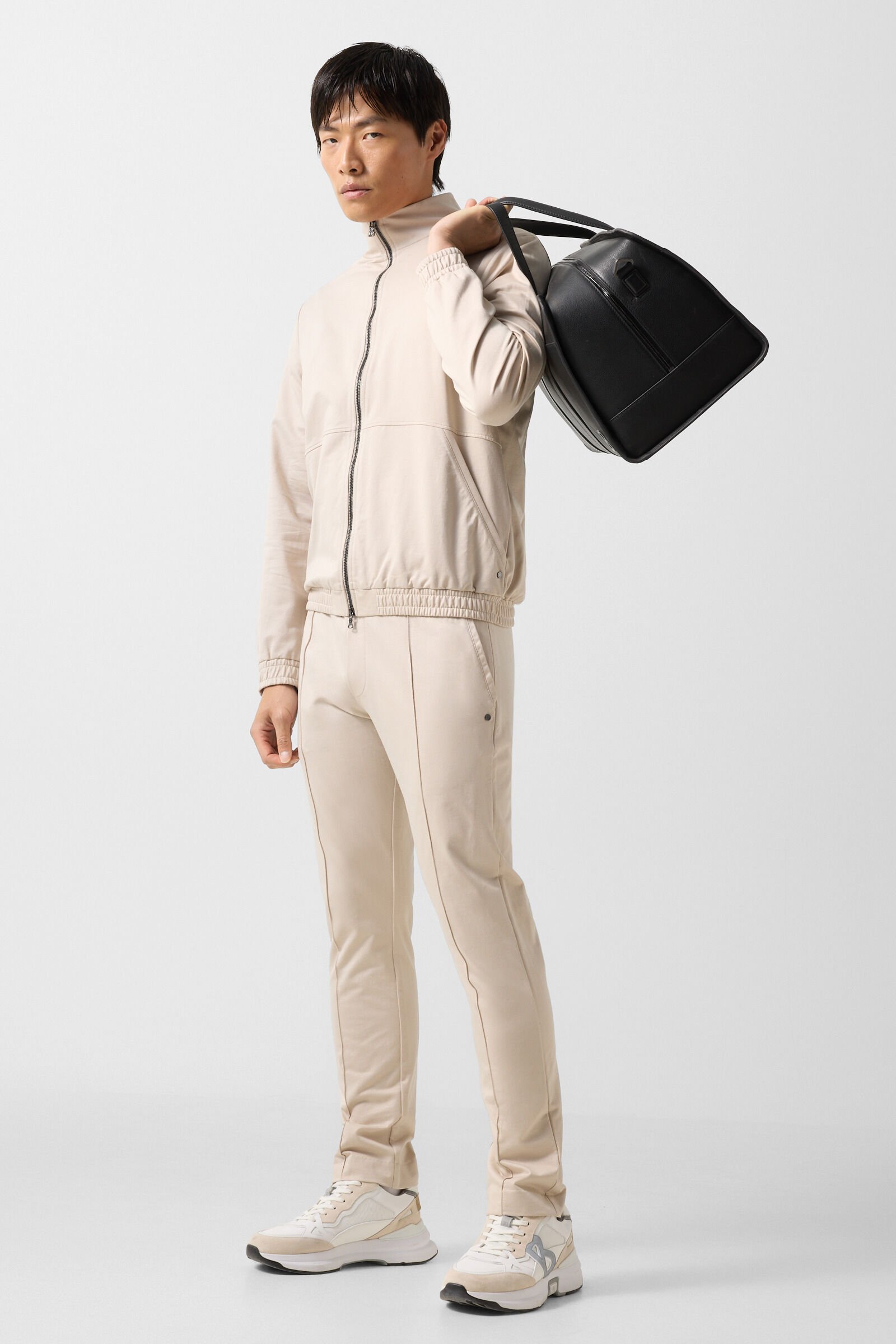 Rupert jersey jacket Sand