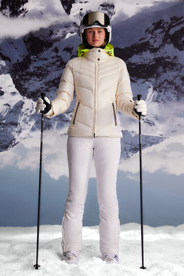 Ski Look Calie Off-White Neongelb