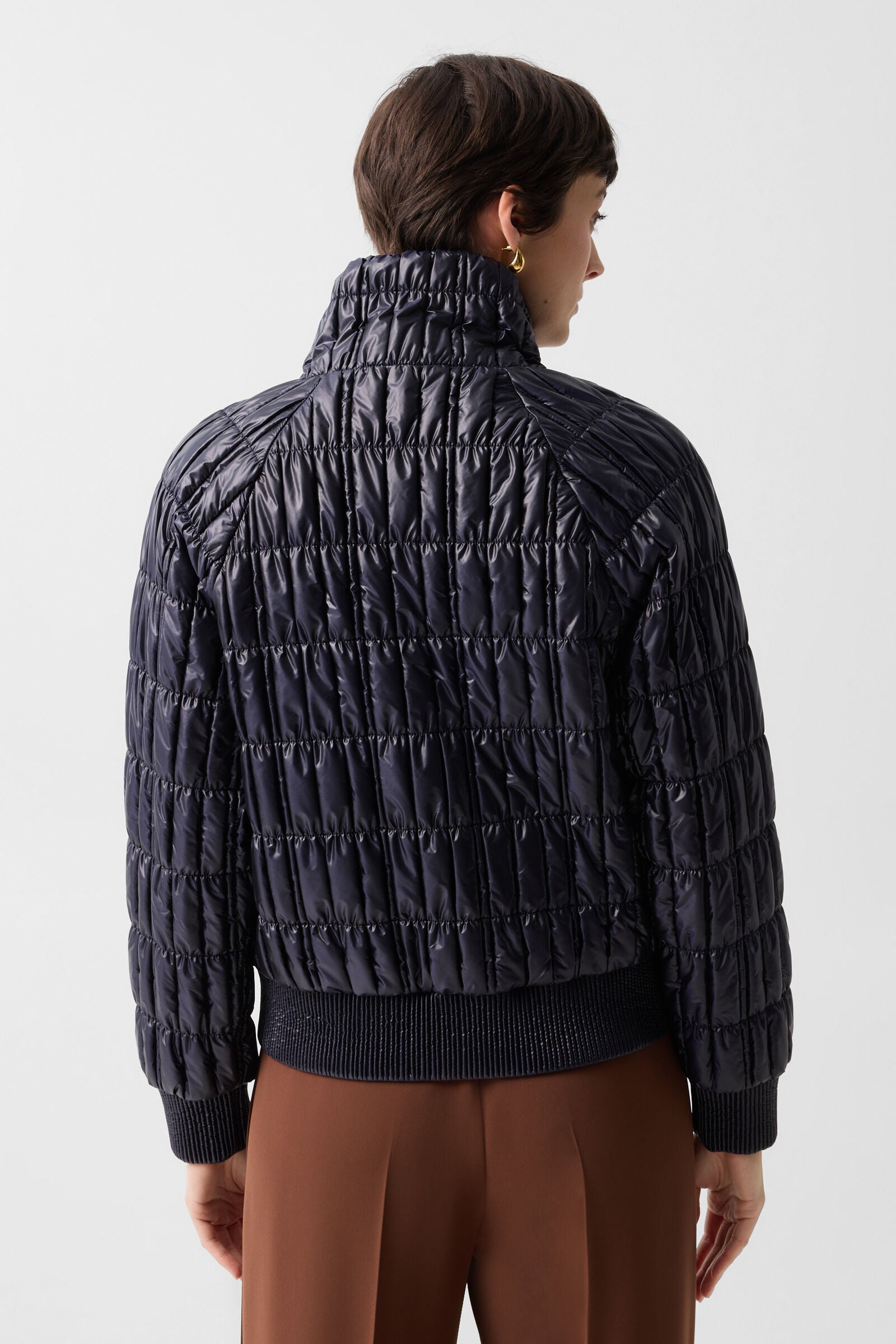 Sherry quilted jacket Navy blue