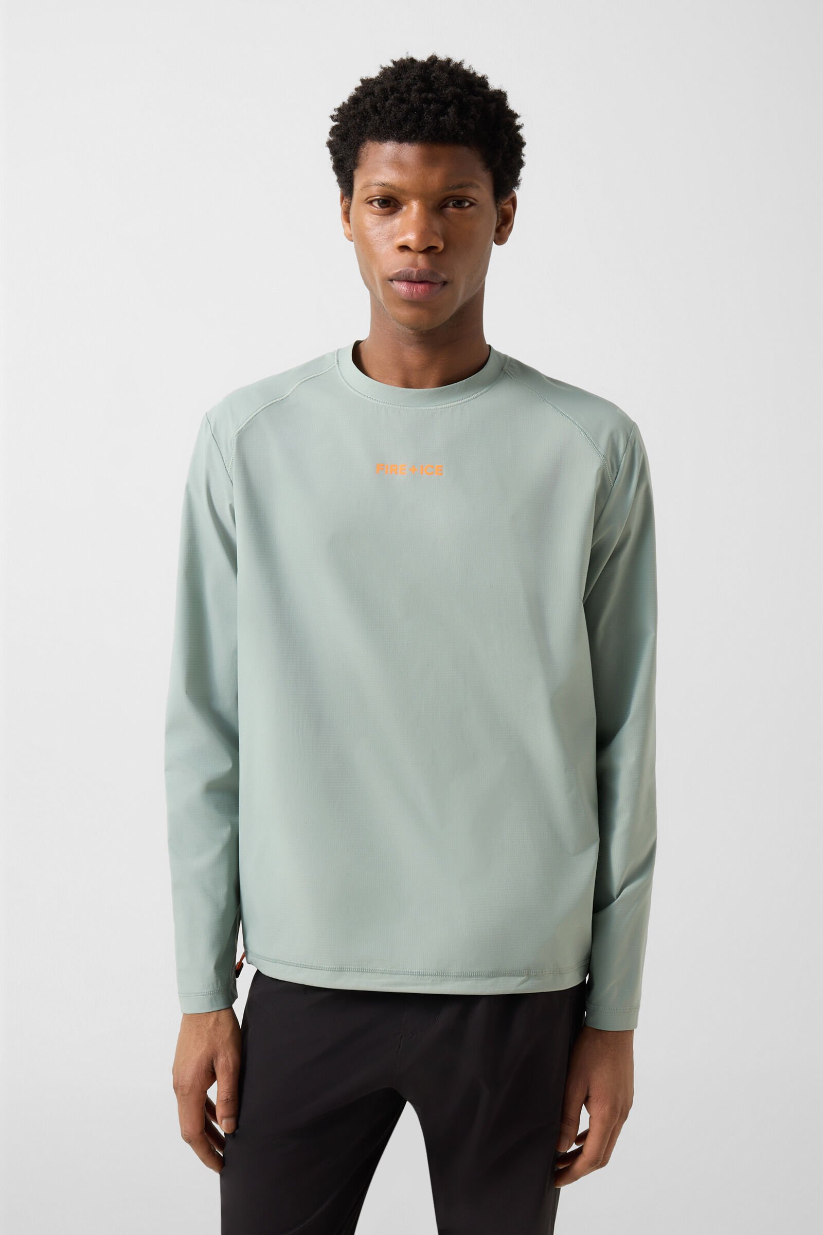 Alejo functional long-sleeved top Eucalyptus