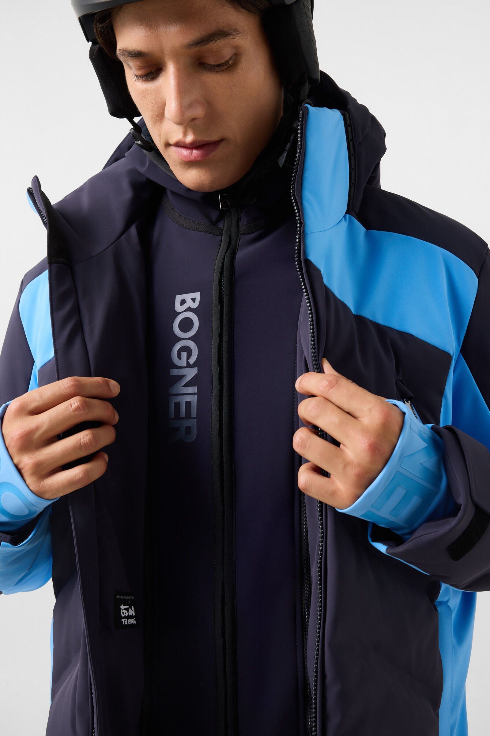 Jervie ski jacket Cyan/Navy
