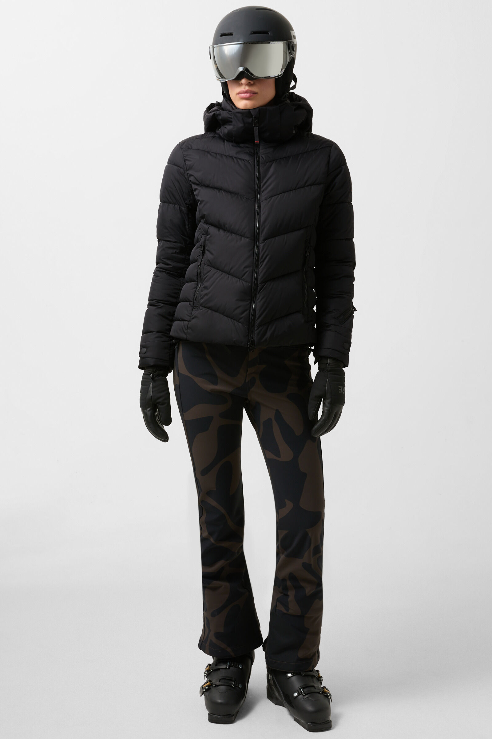 Saelly quilted jacket Black