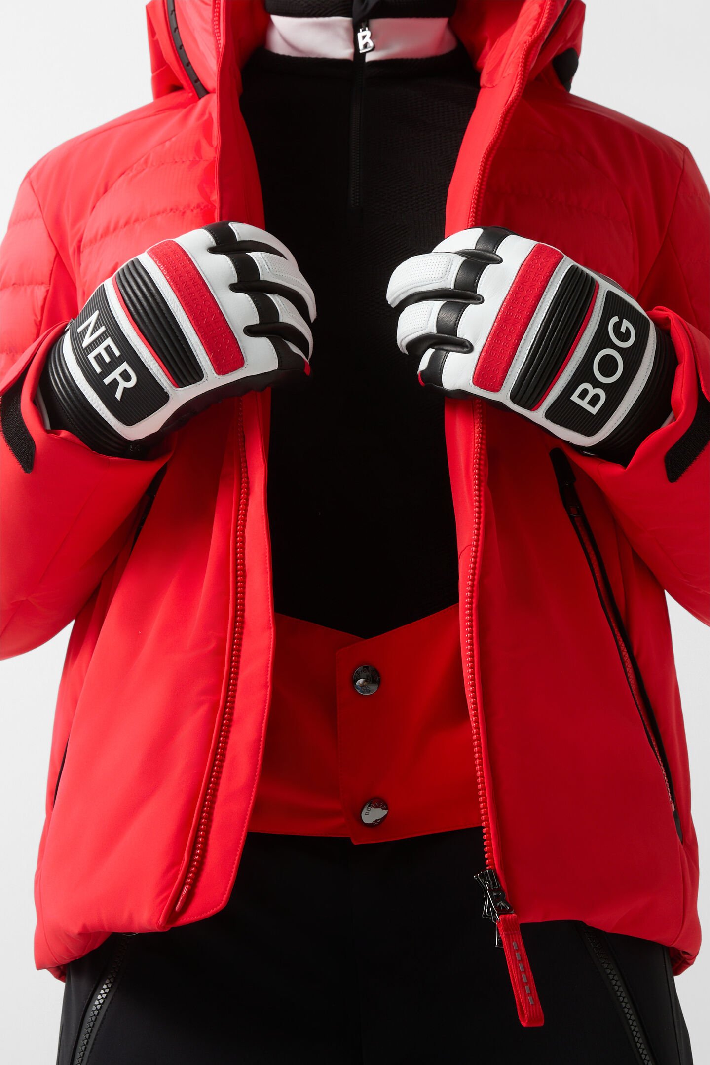 Henik down ski jacket Red