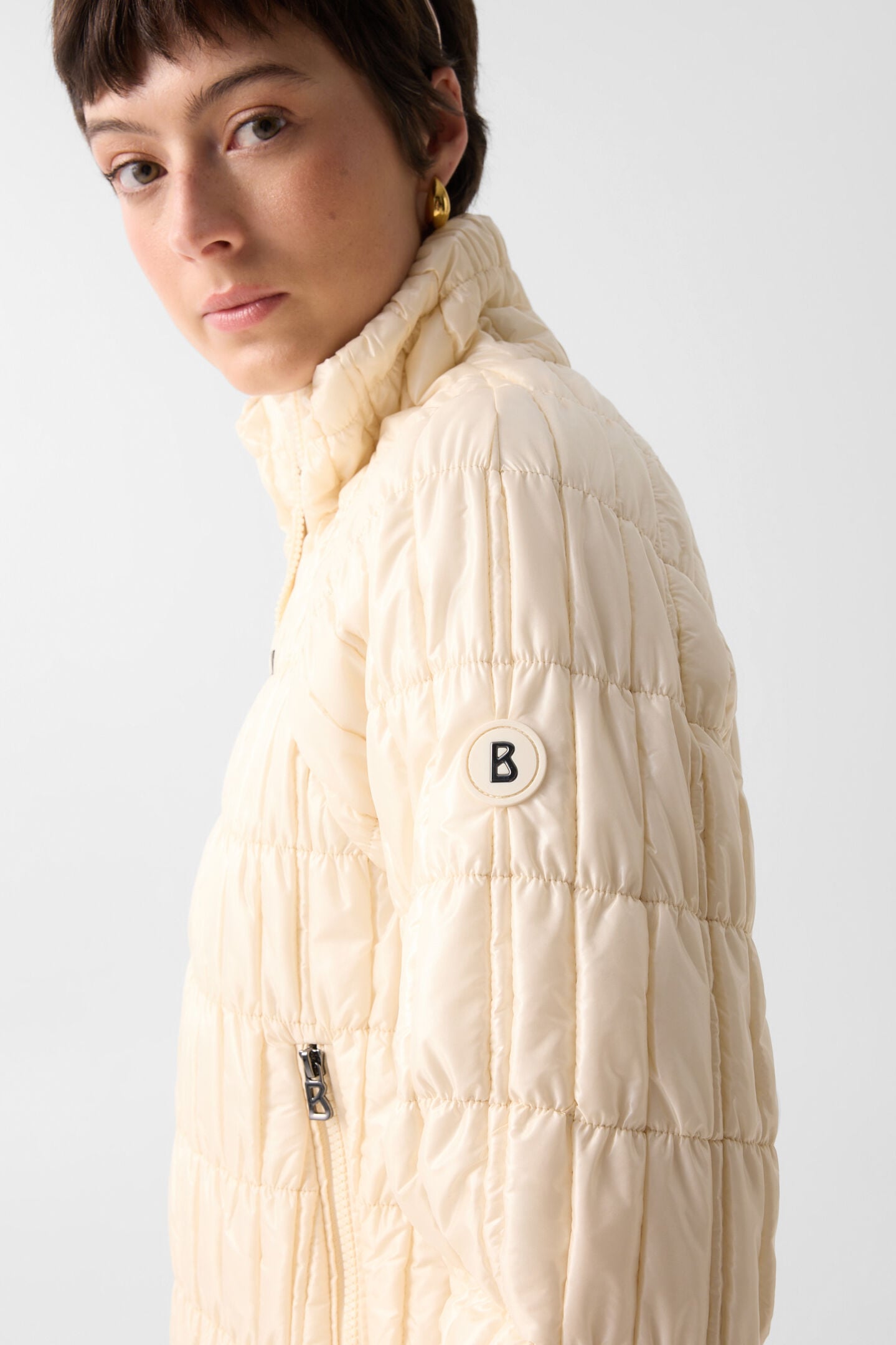 Sherry quilted jacket Cream