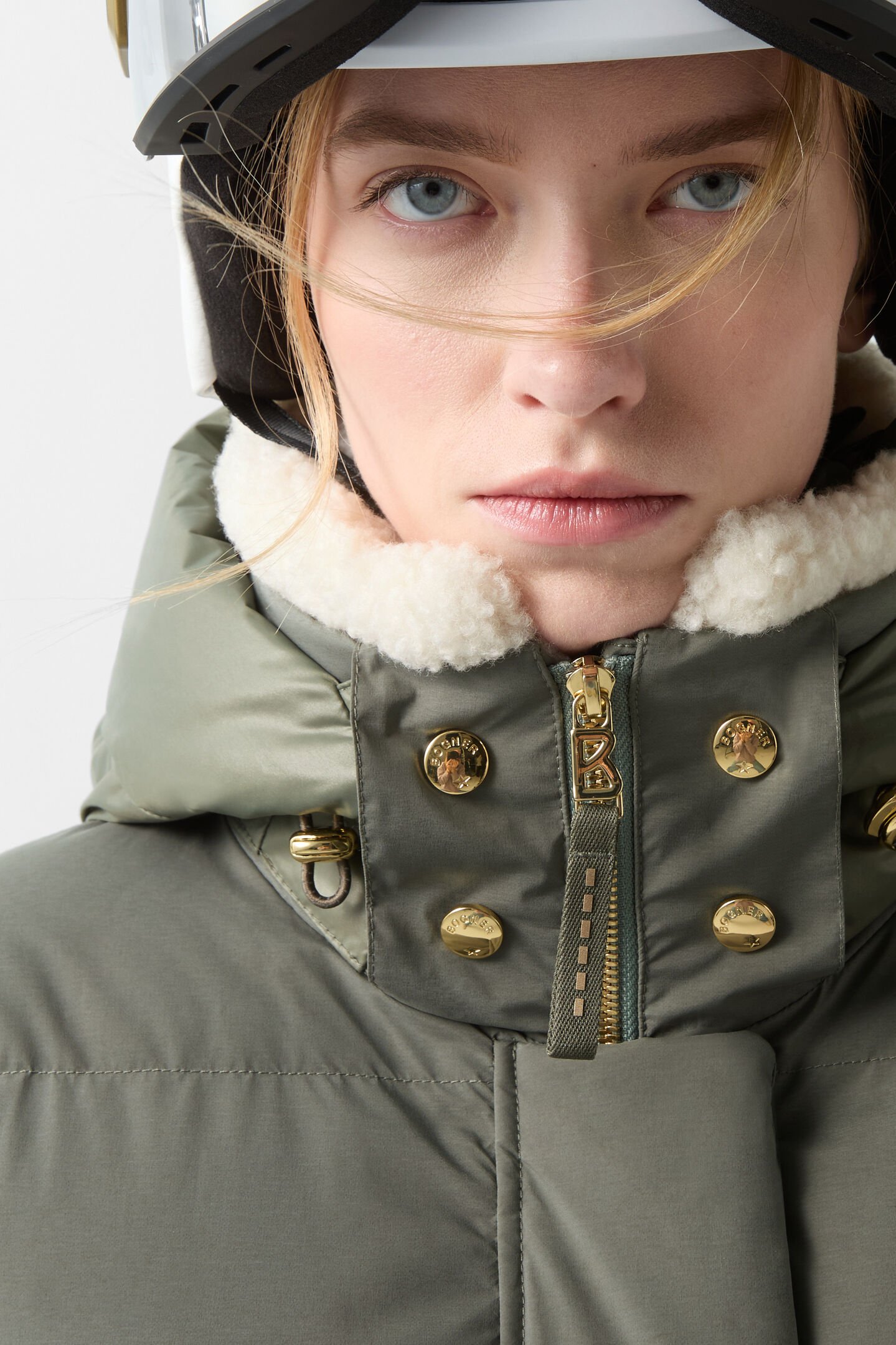 Doudoune de ski Maja Vert olive