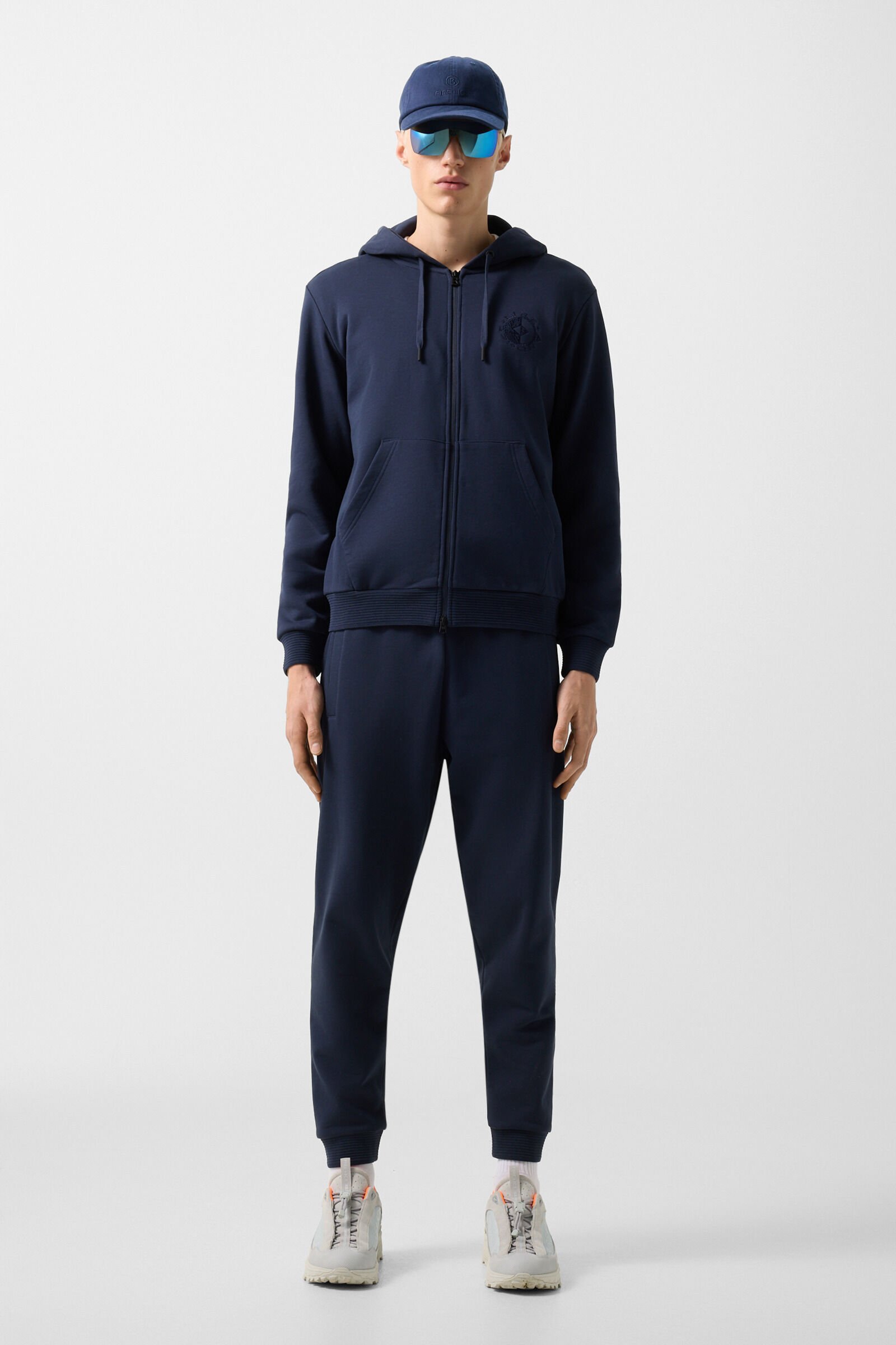 Filipo jersey jacket Dark blue