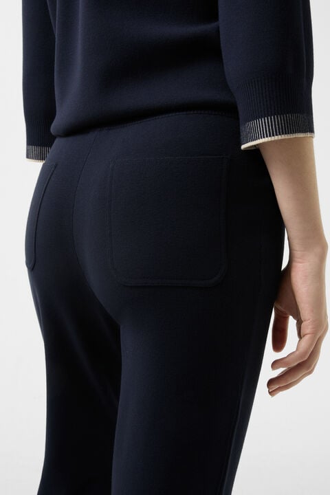 Benette knitted trousers Navy blue Benette knitted trousers Navy blue