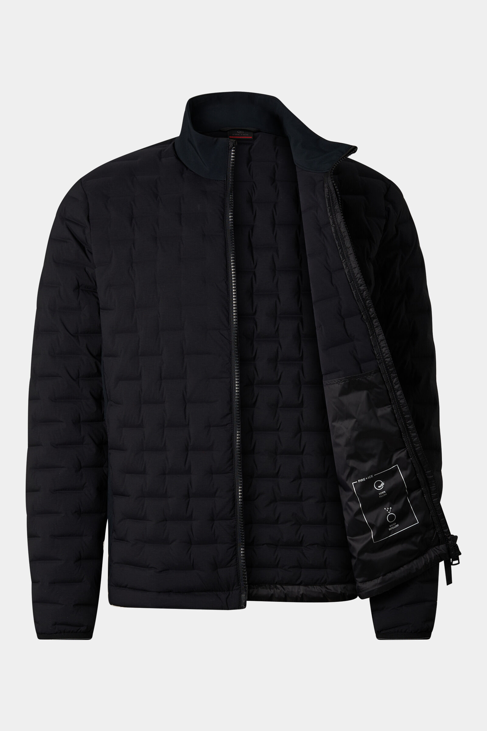 Leichtdaunenjacke Gray Schwarz