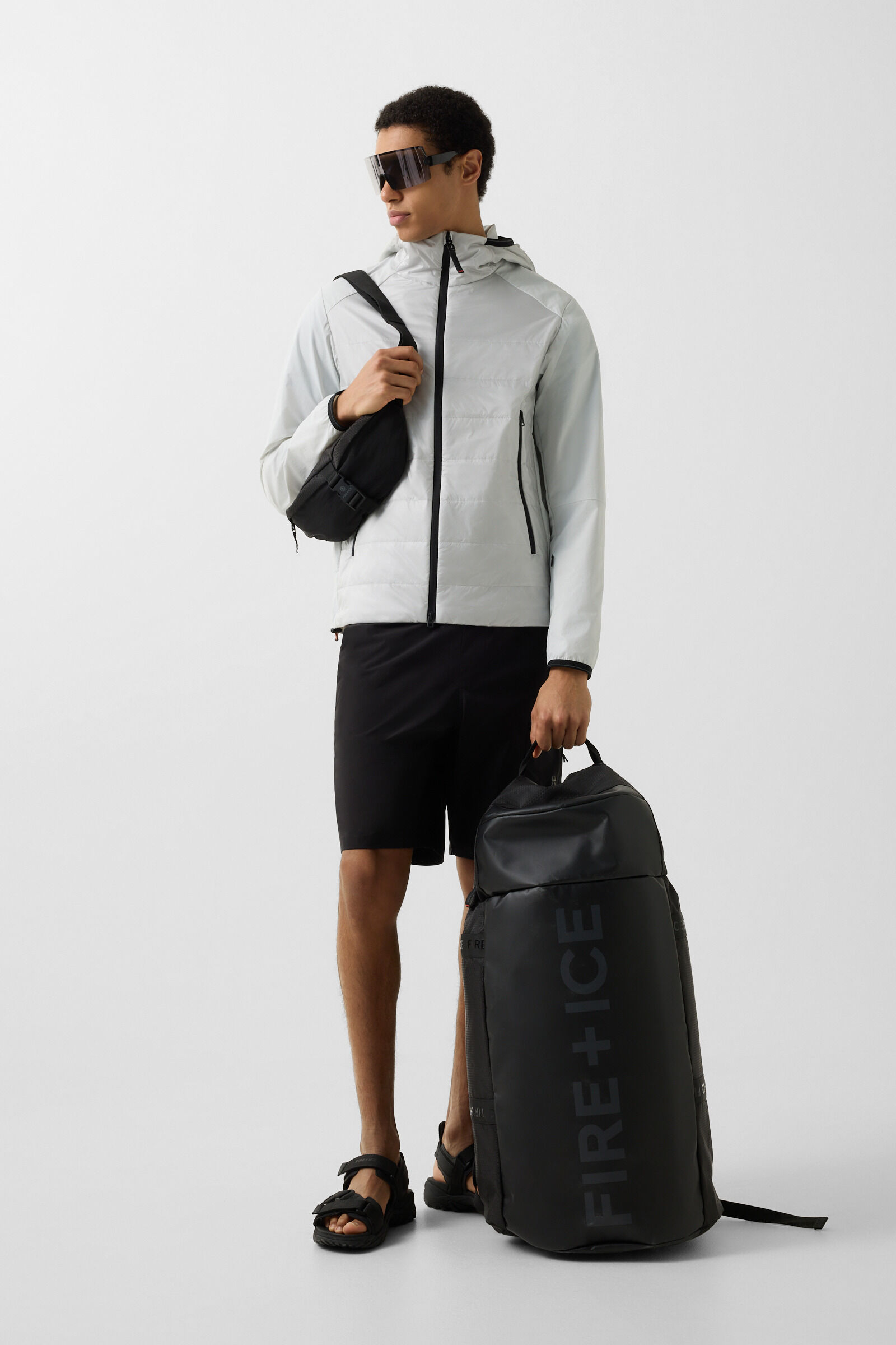 Kegan hybrid jacket Light grey