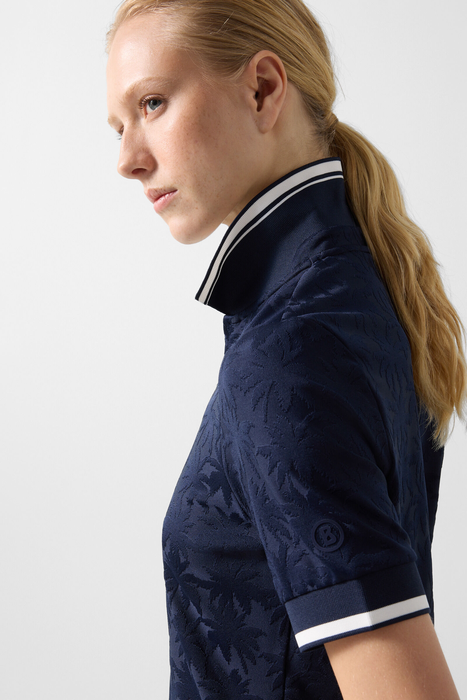 Konny functional short-sleeved top Navy blue